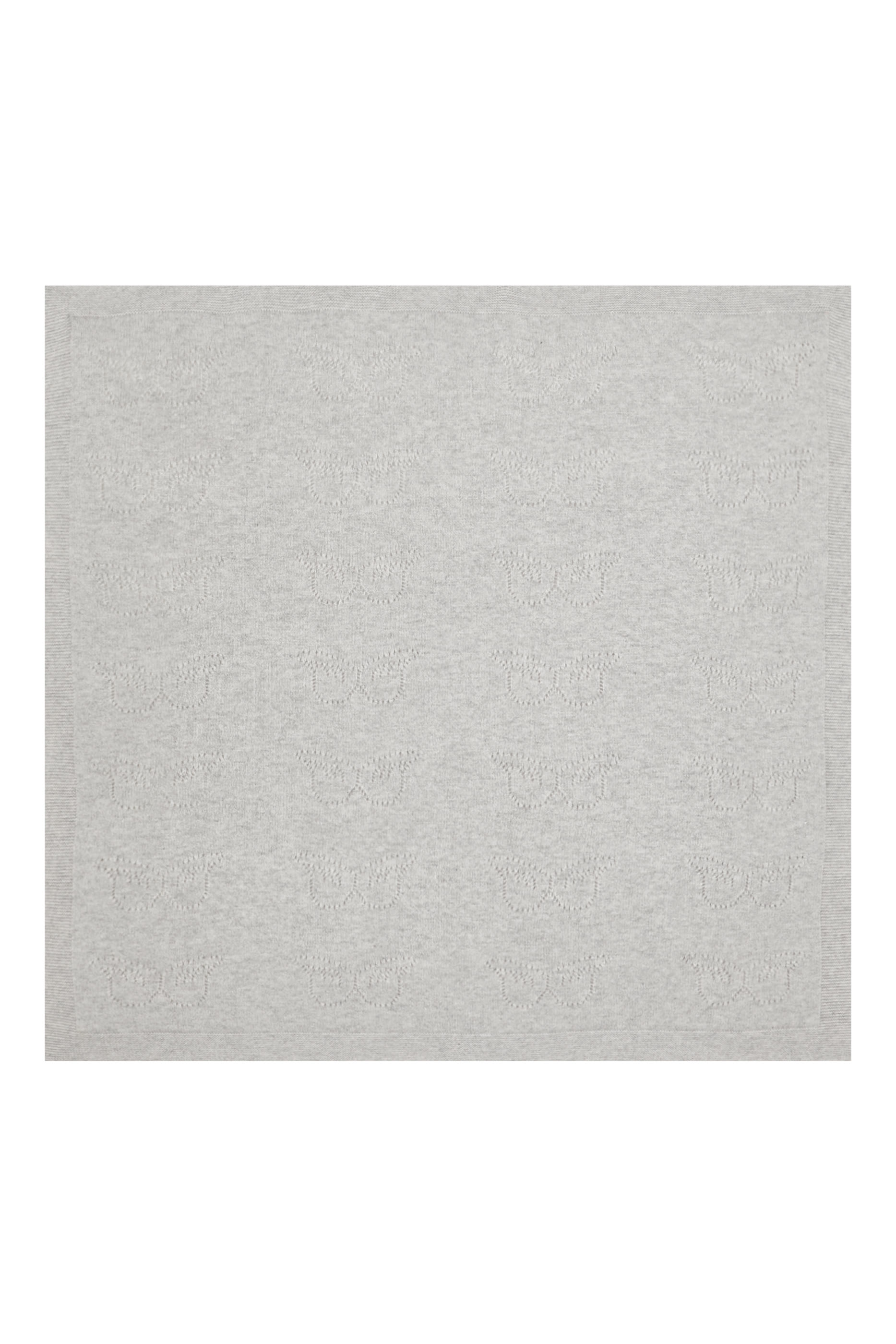 بطانية بتطريز شعار الماركة كشمير