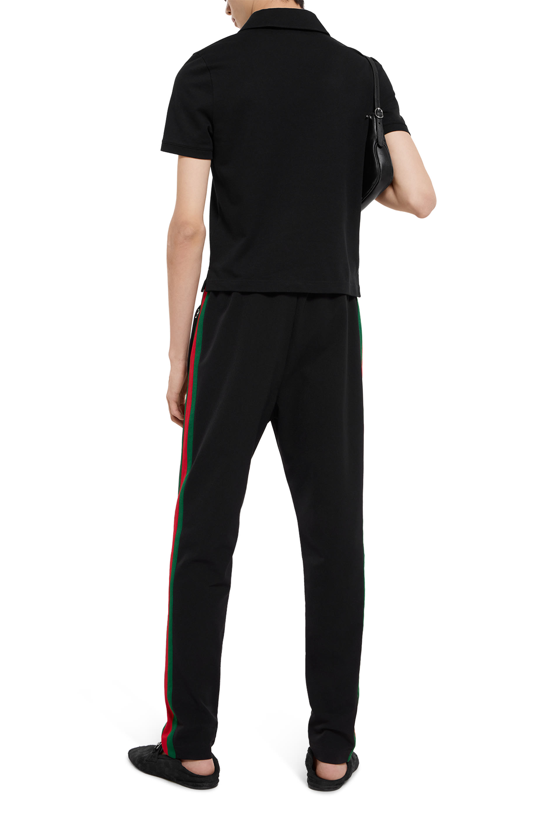 قميص بولو مطرز قطن بيكيه