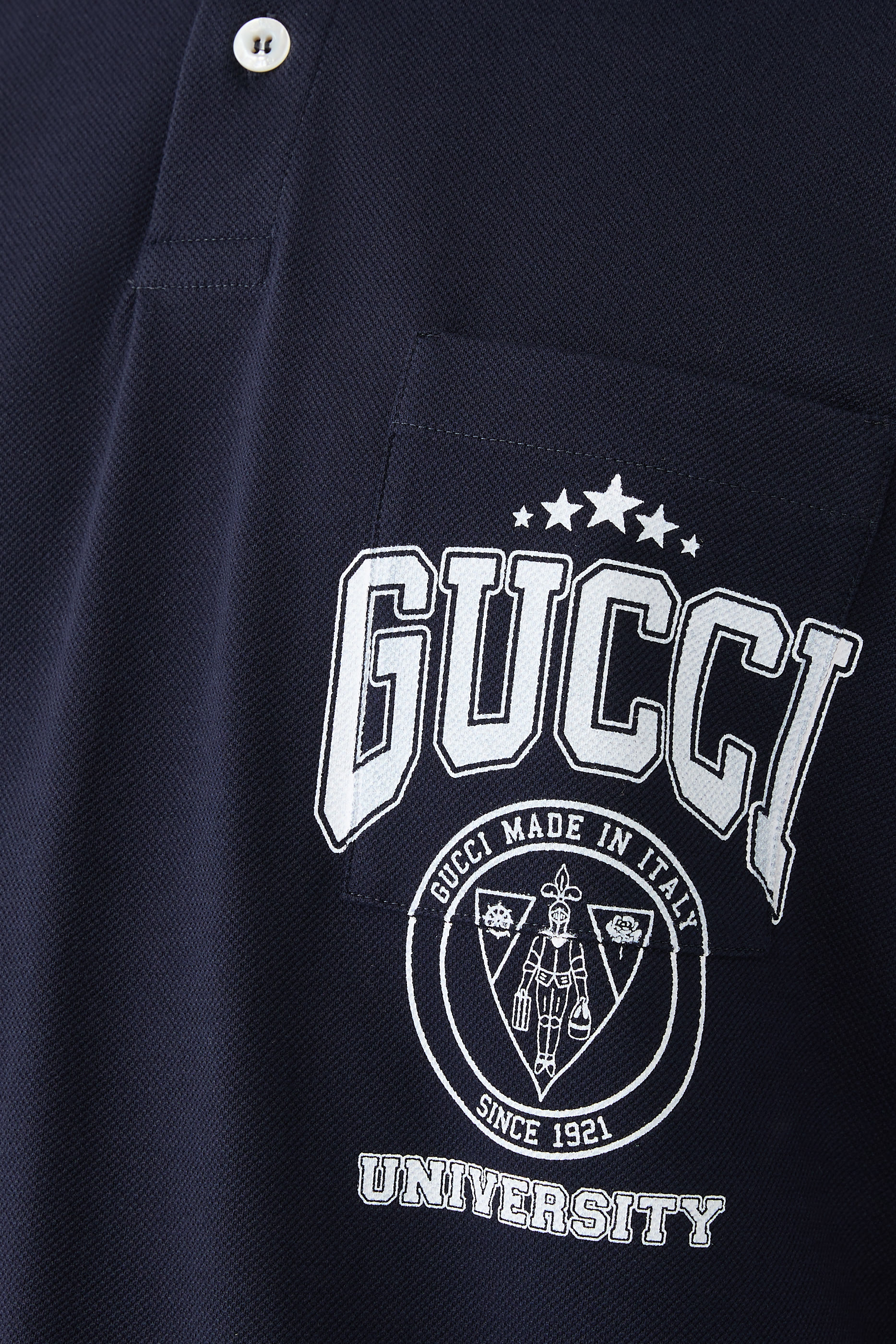 قميص بولو بشعار الماركة قطن بيكيه