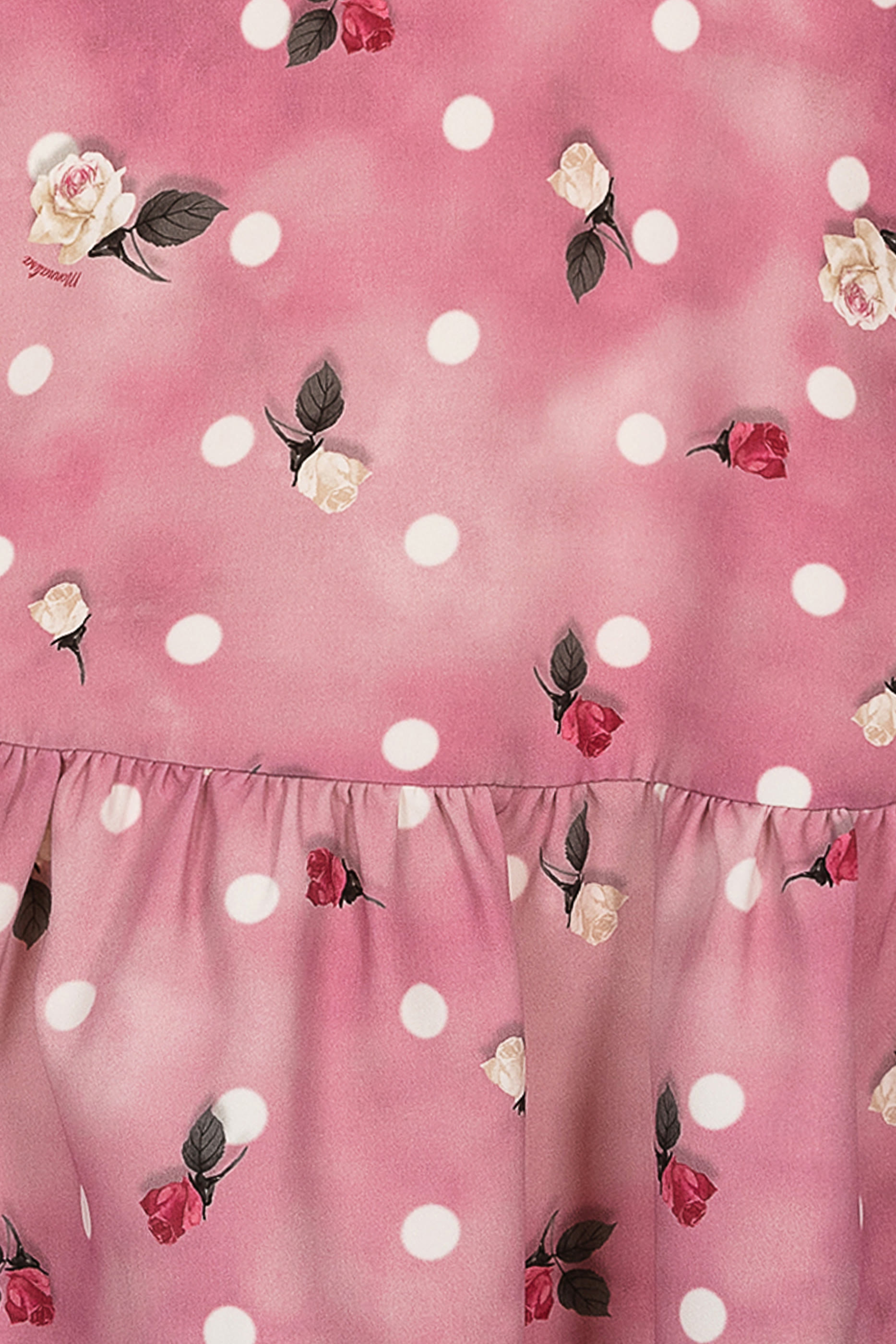 فستان بولكا كادي بطبعة نقاط للأطفال