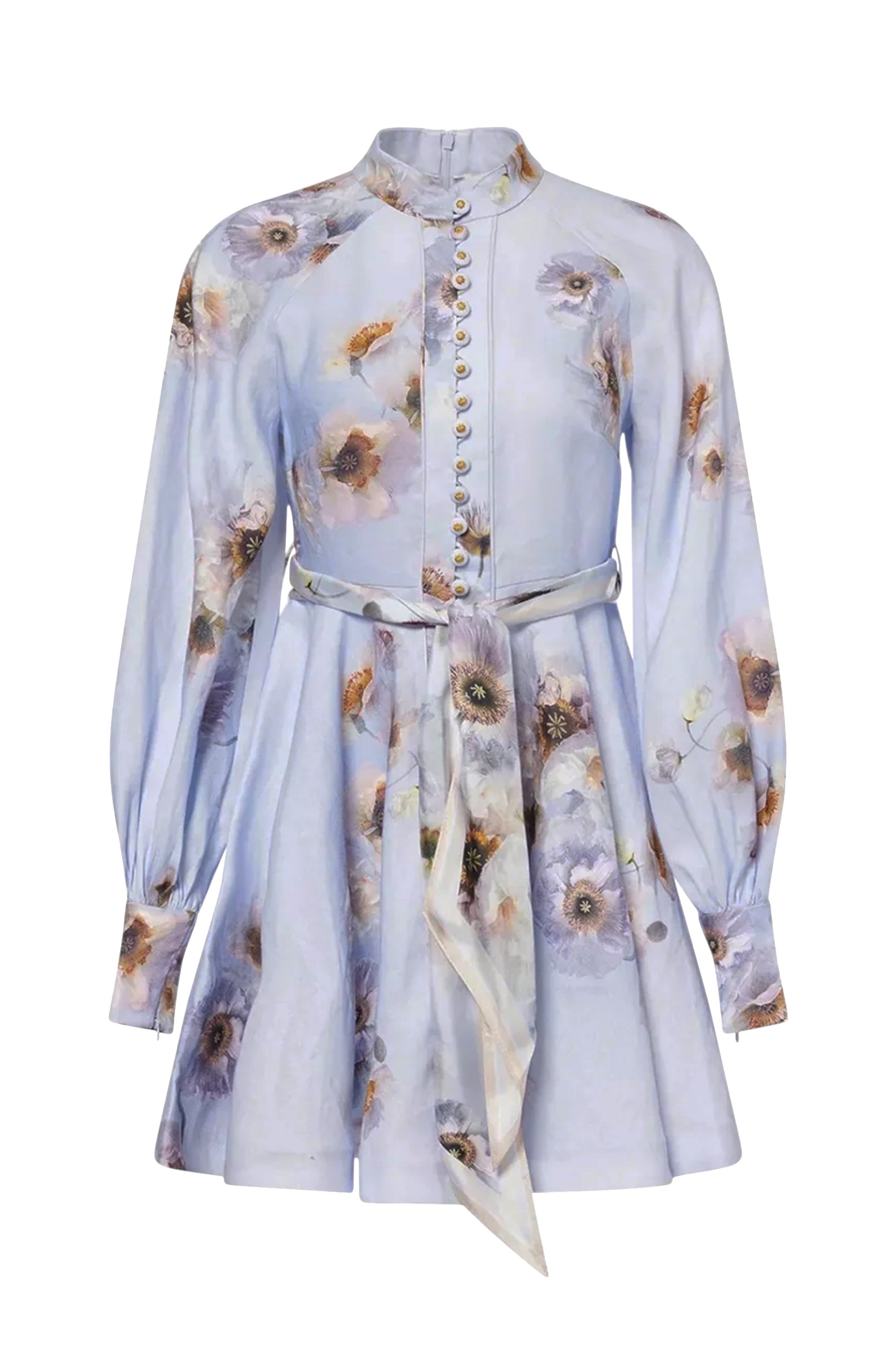 Hypnotic Buttoned Mini Dress 