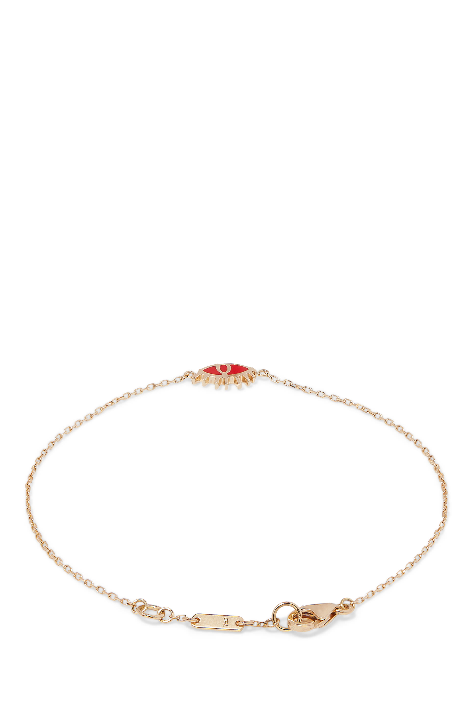 سوار بحلية عين الحسود مطلية بمينا