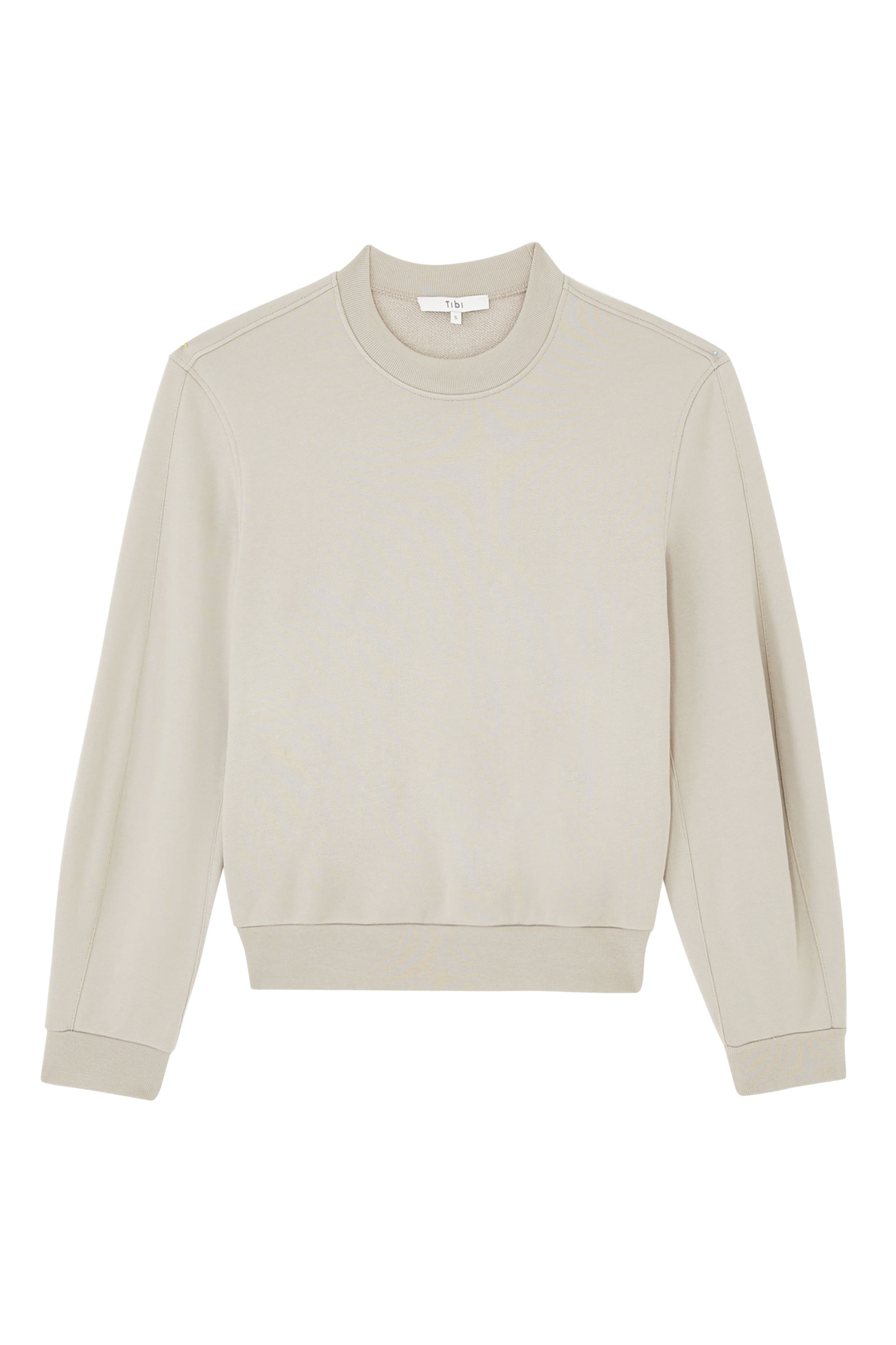 سويت شيرت بأكمام طويلة منحوتة قطن