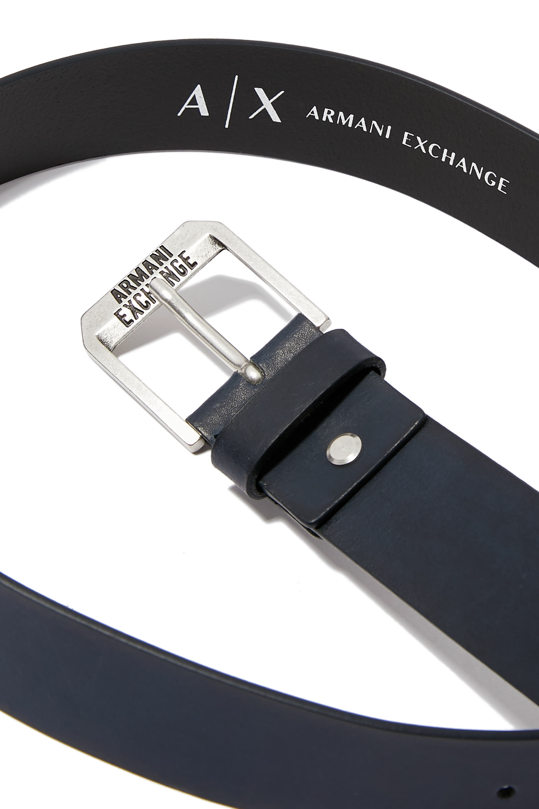 حزام بشعار الماركة جلد