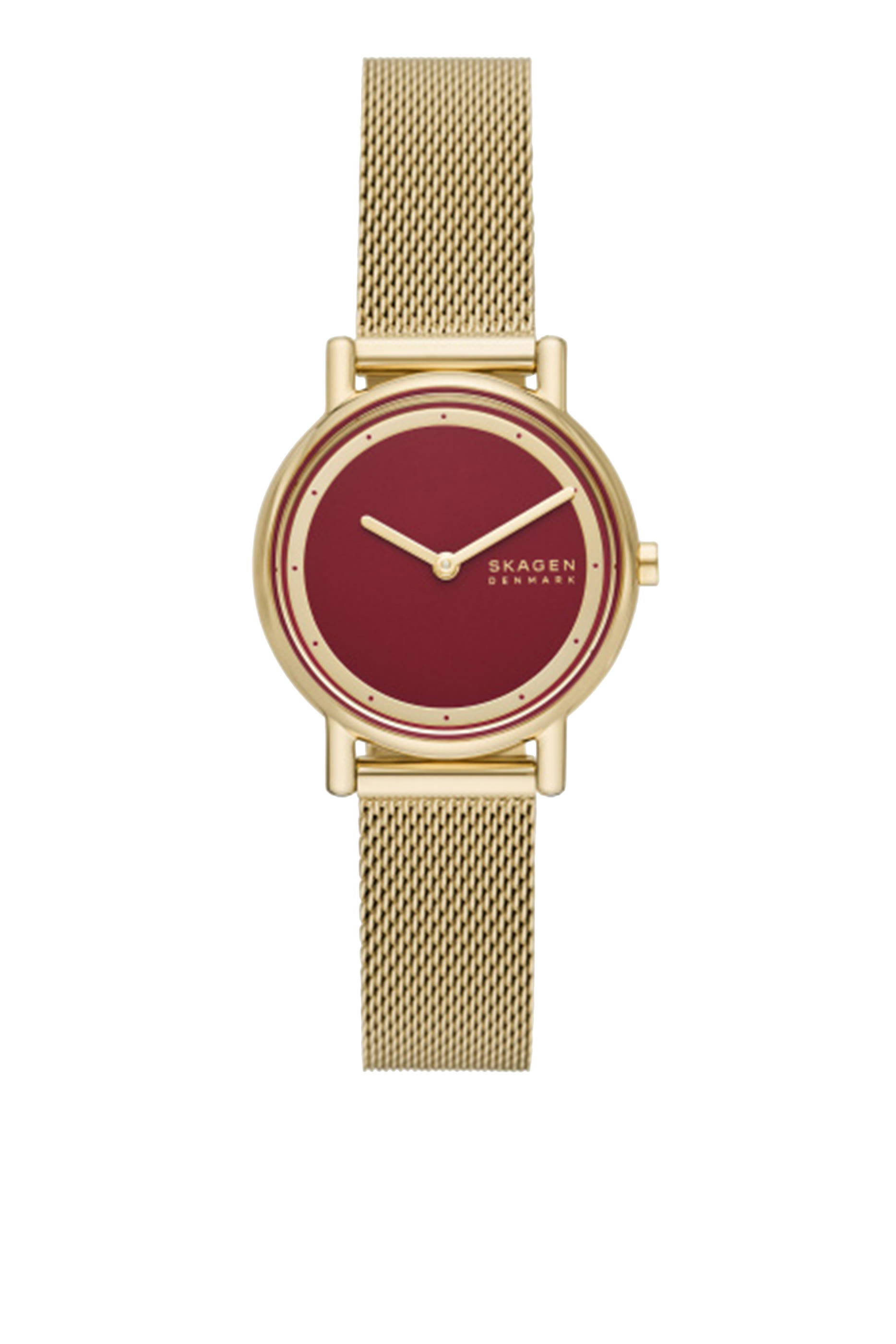 ساعة ليل بعقربين وشعار الماركة، ستانلس ستيل