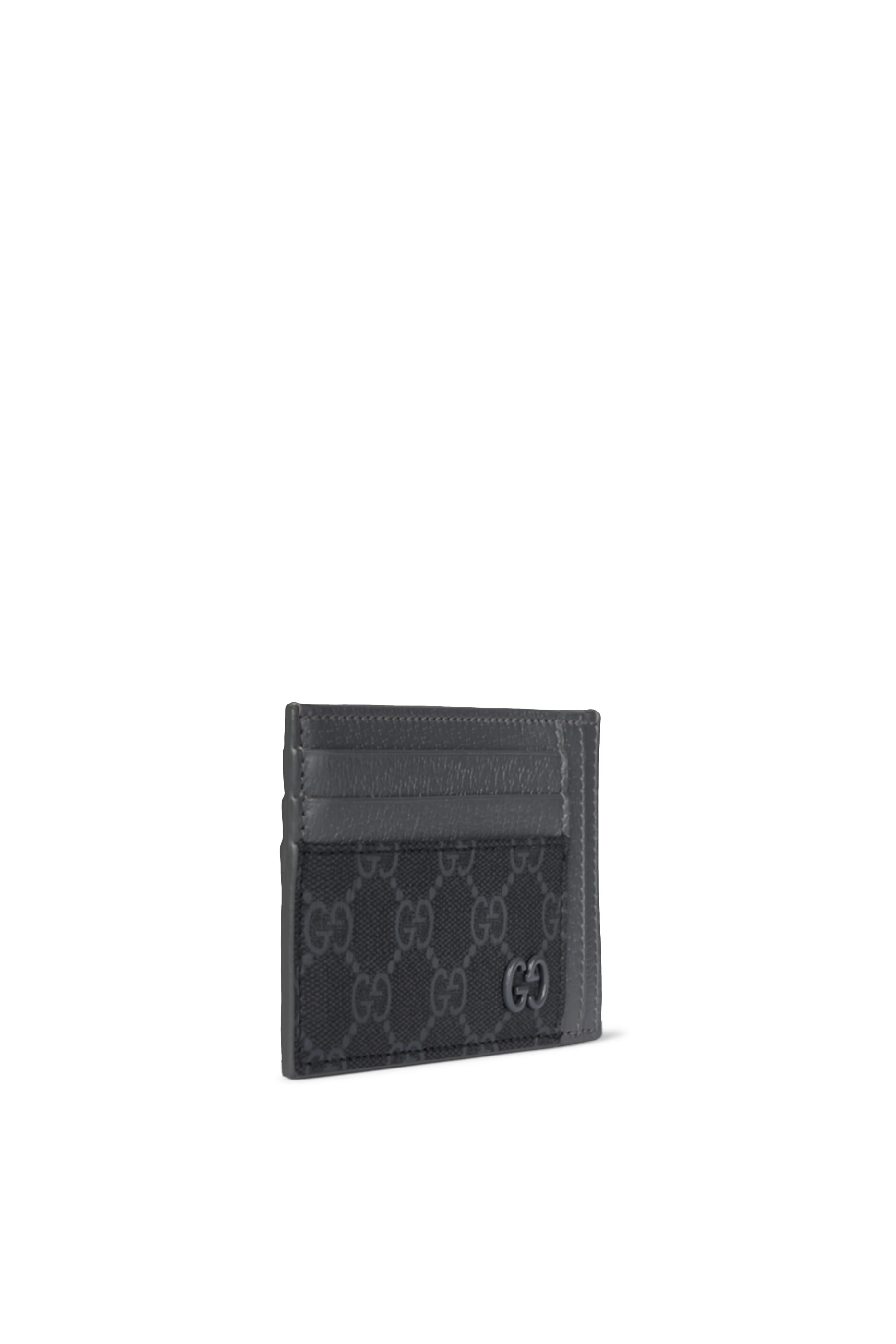 حافظة بطاقات بنقشة حرفي شعار الماركة