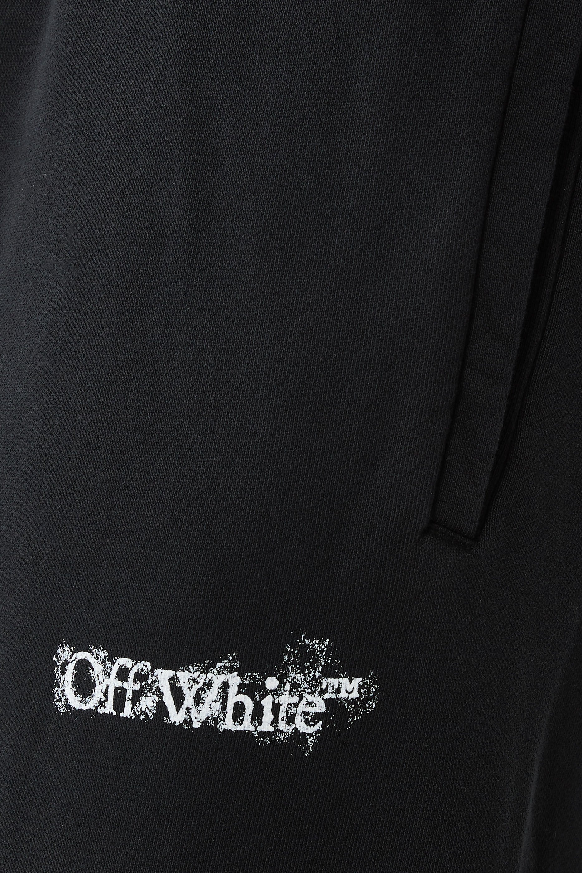 بنطال رياضي بأساور كاحل بشعار الماركة