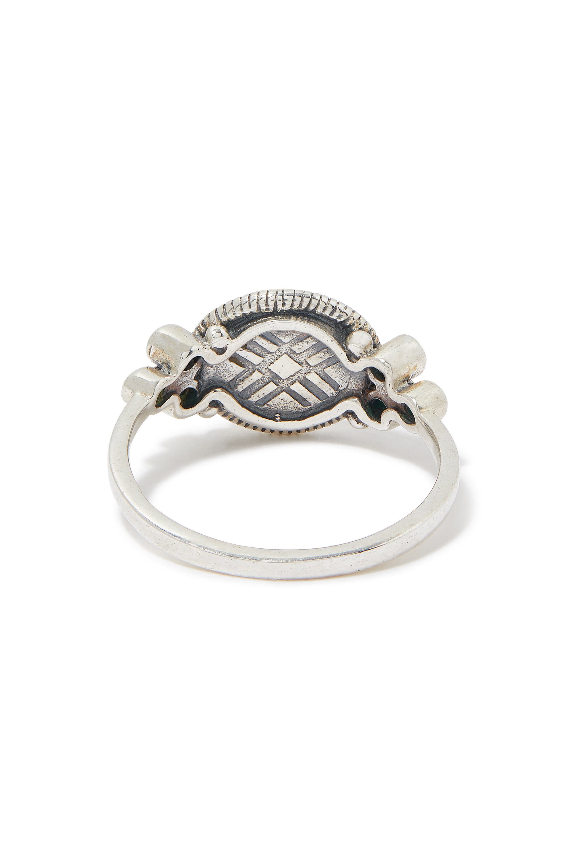 سوار محفور بكلمة سعادة فضة استرلينية وذهب أصفر عيار 18 قيراط وعقيق أخضر