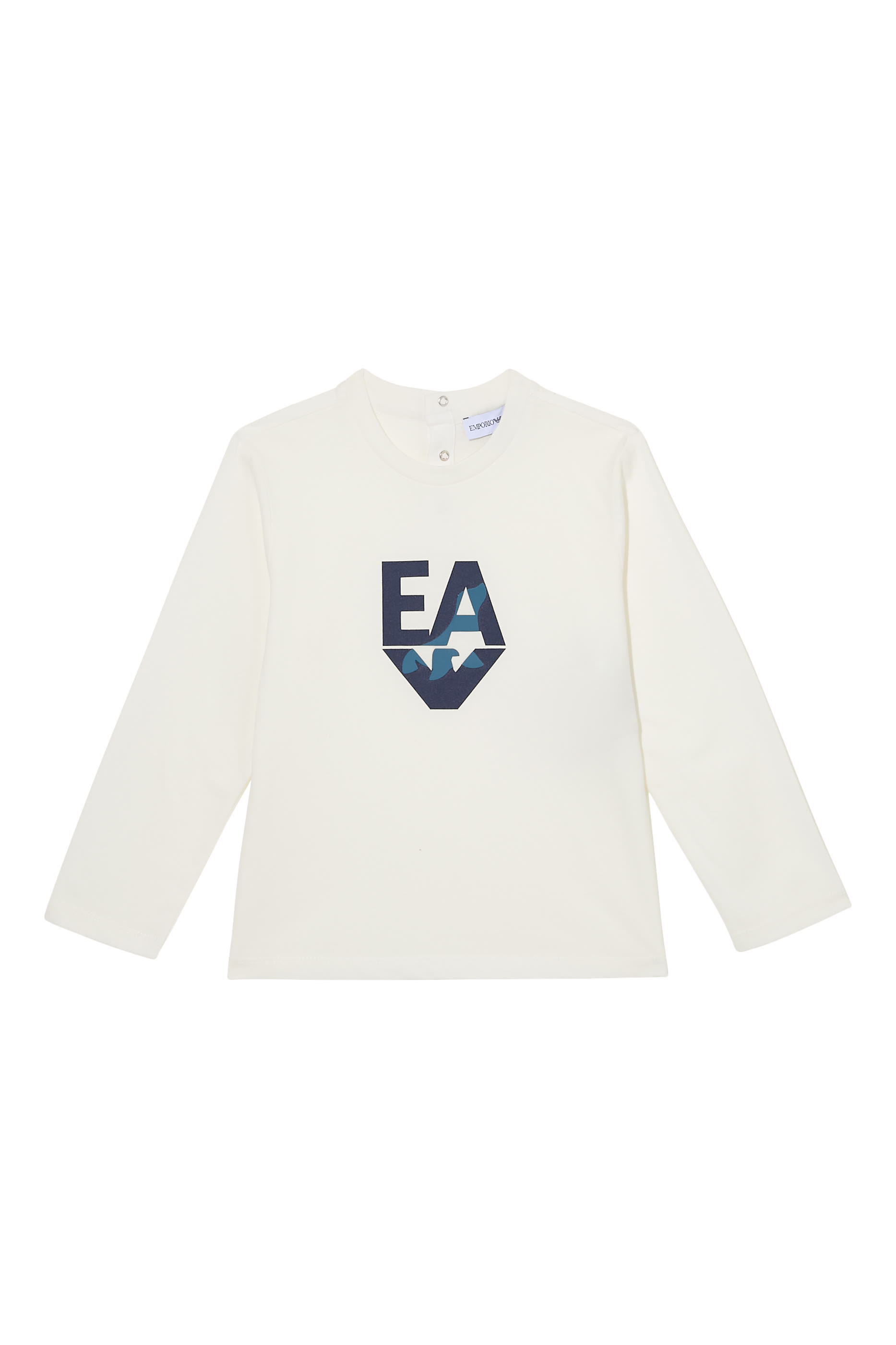 تيشيرت بشعار الماركة للأطفال