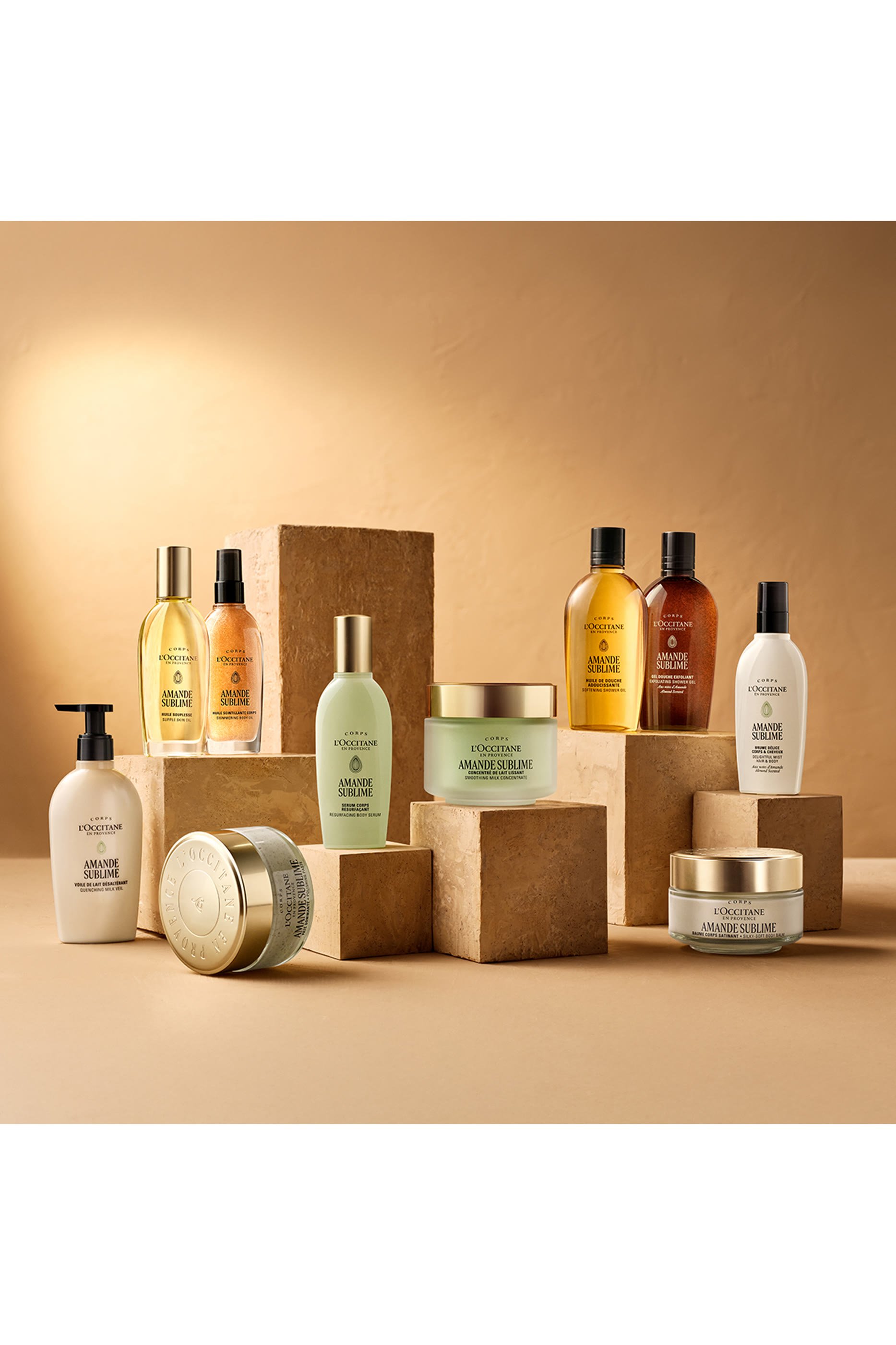 عبوة إعادة ملء زيت اماند باللوز للاستحمام