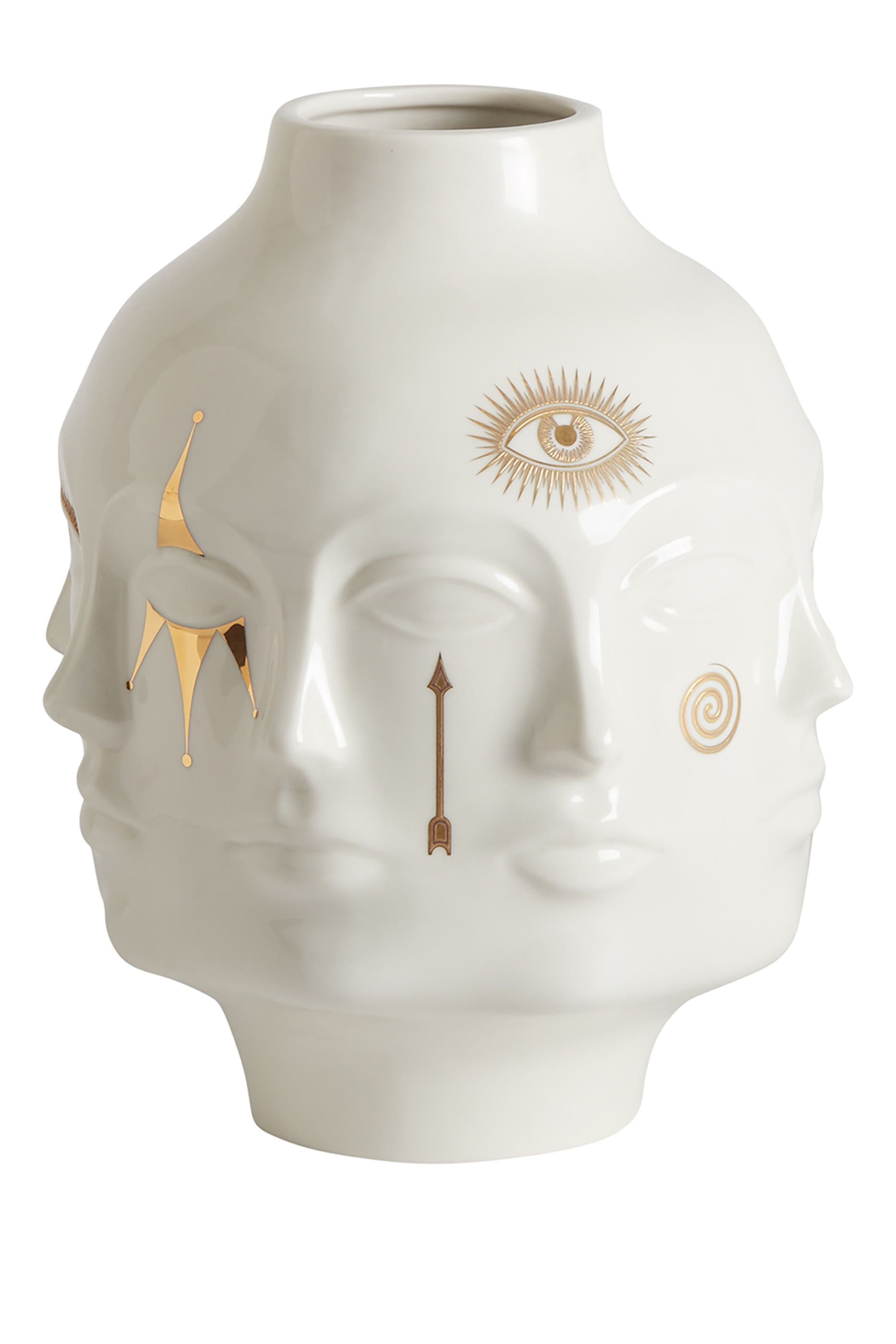 مزهرية دورا مار مطلية بالذهب