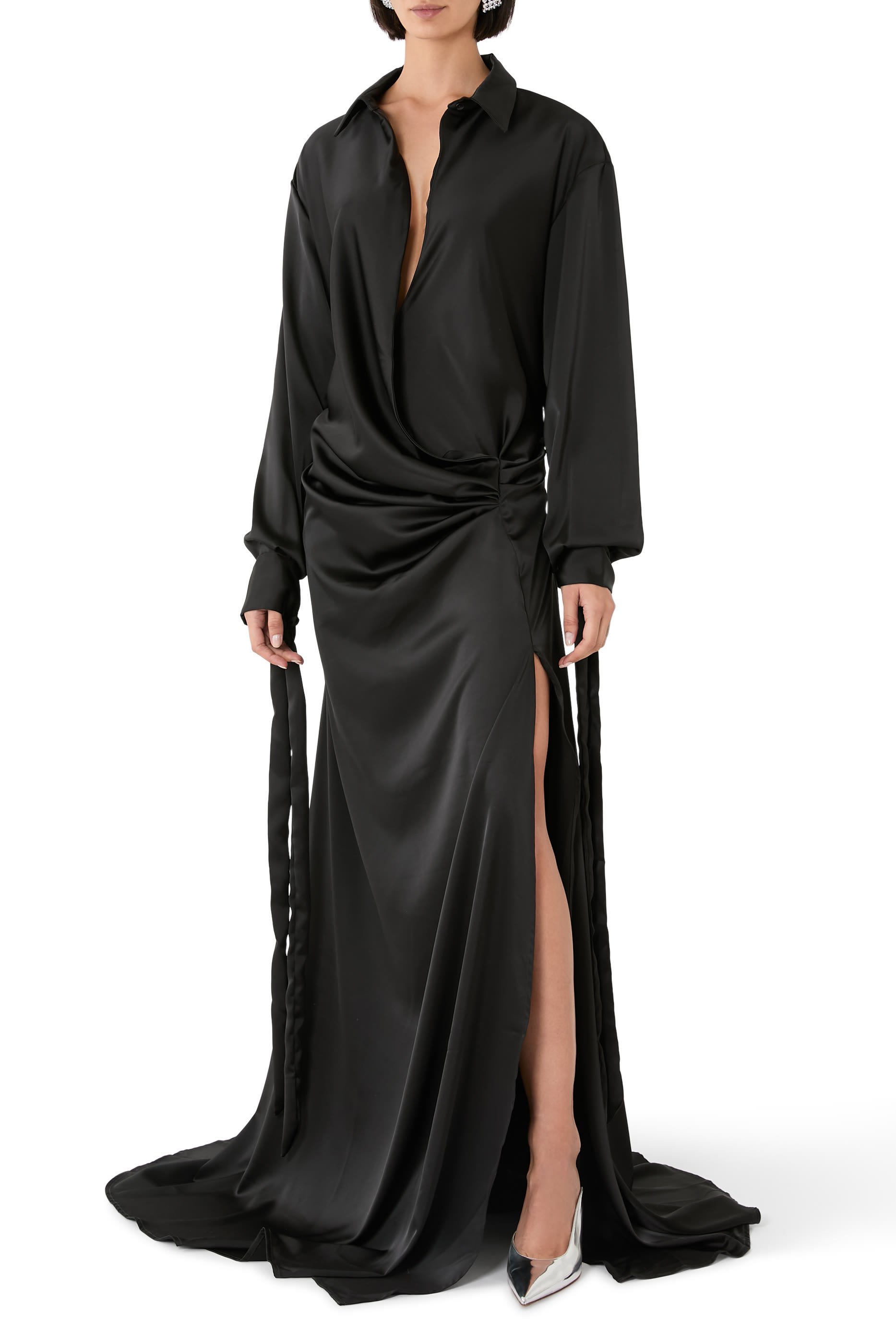 فستان بتصميم ملفوف