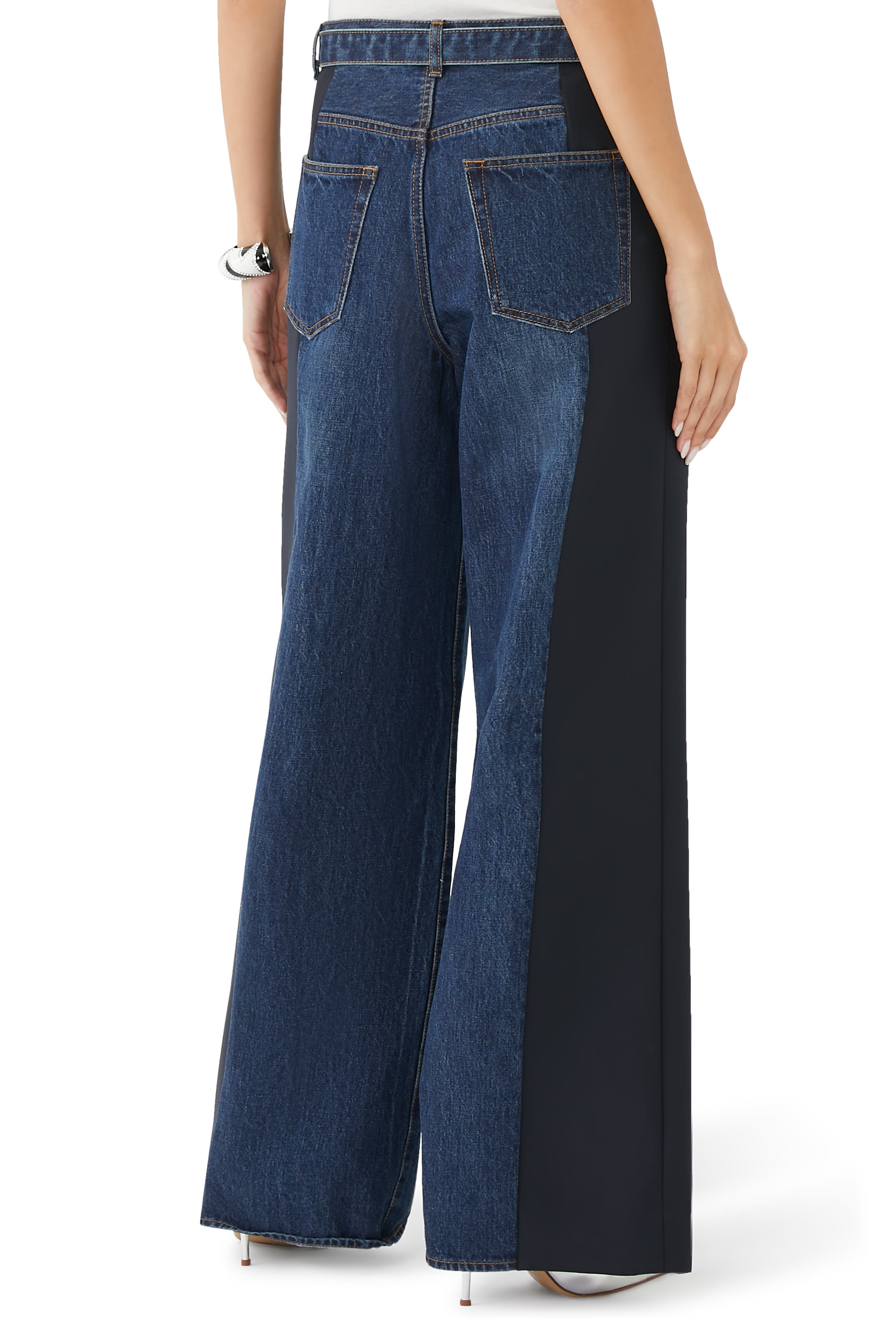 بنطال بدلة x دنيم