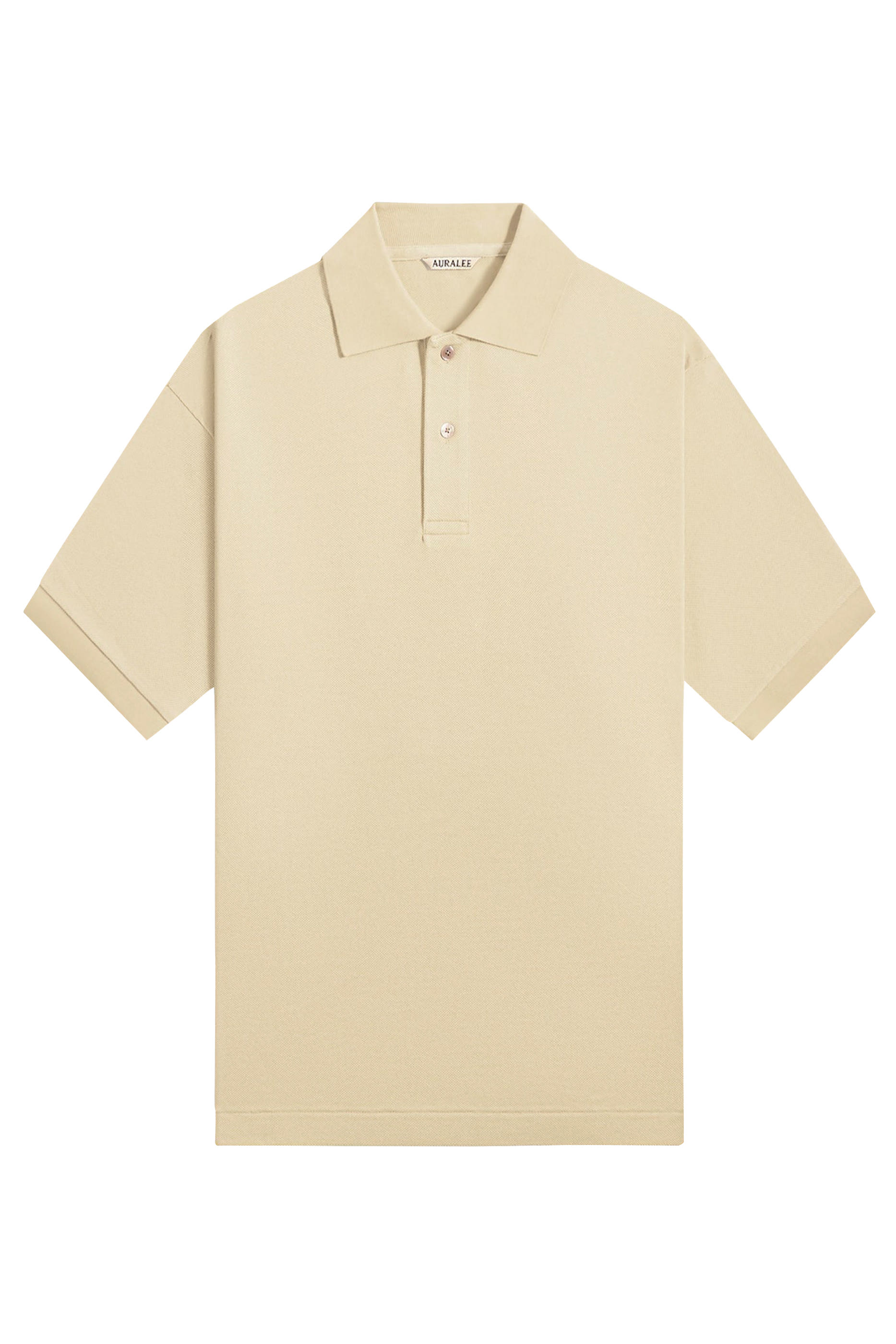 قميص بولو نسيج صوف مصبوغ