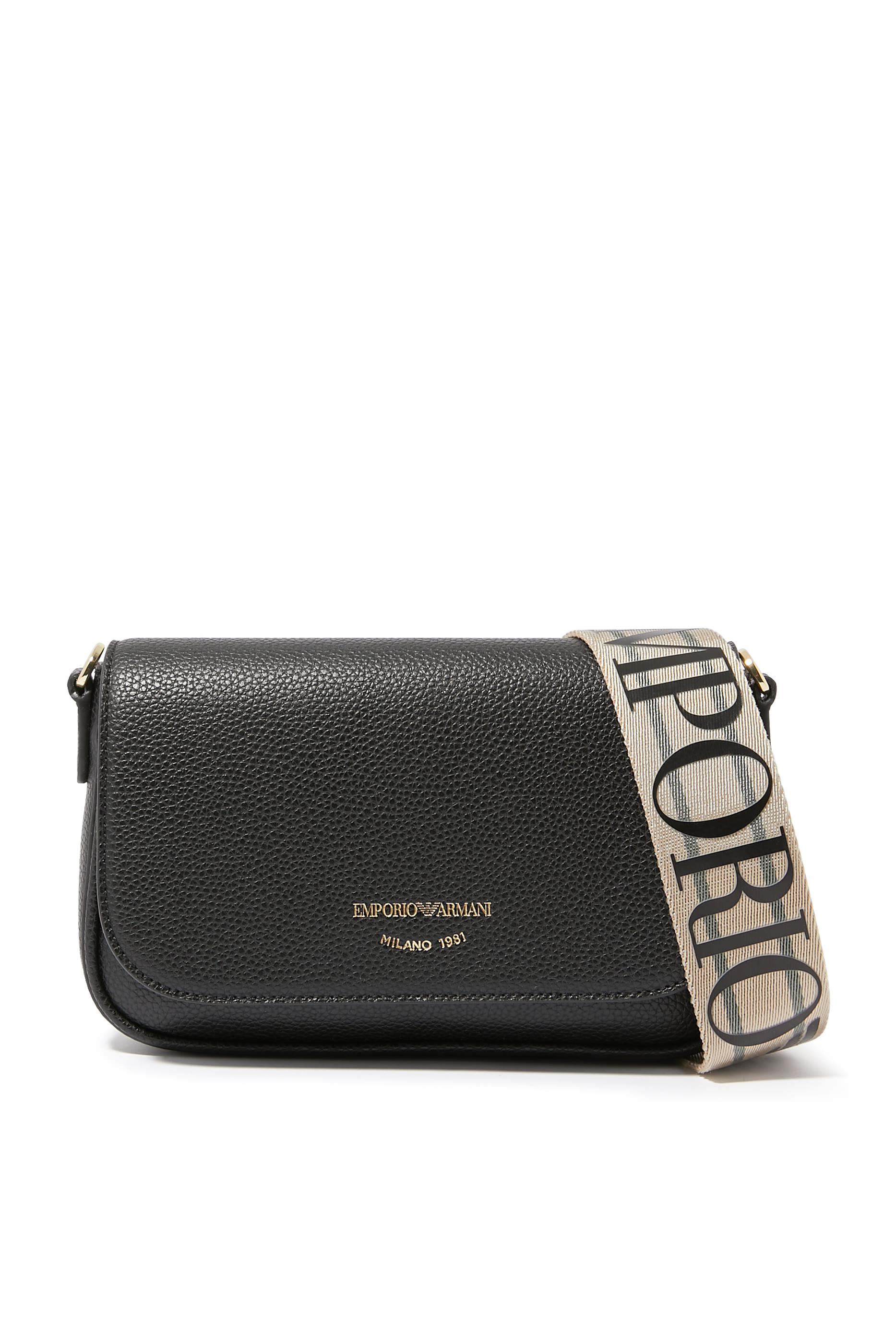 حقيبة كتف صغيرة بطبعة جلد غزال جلد صناعي