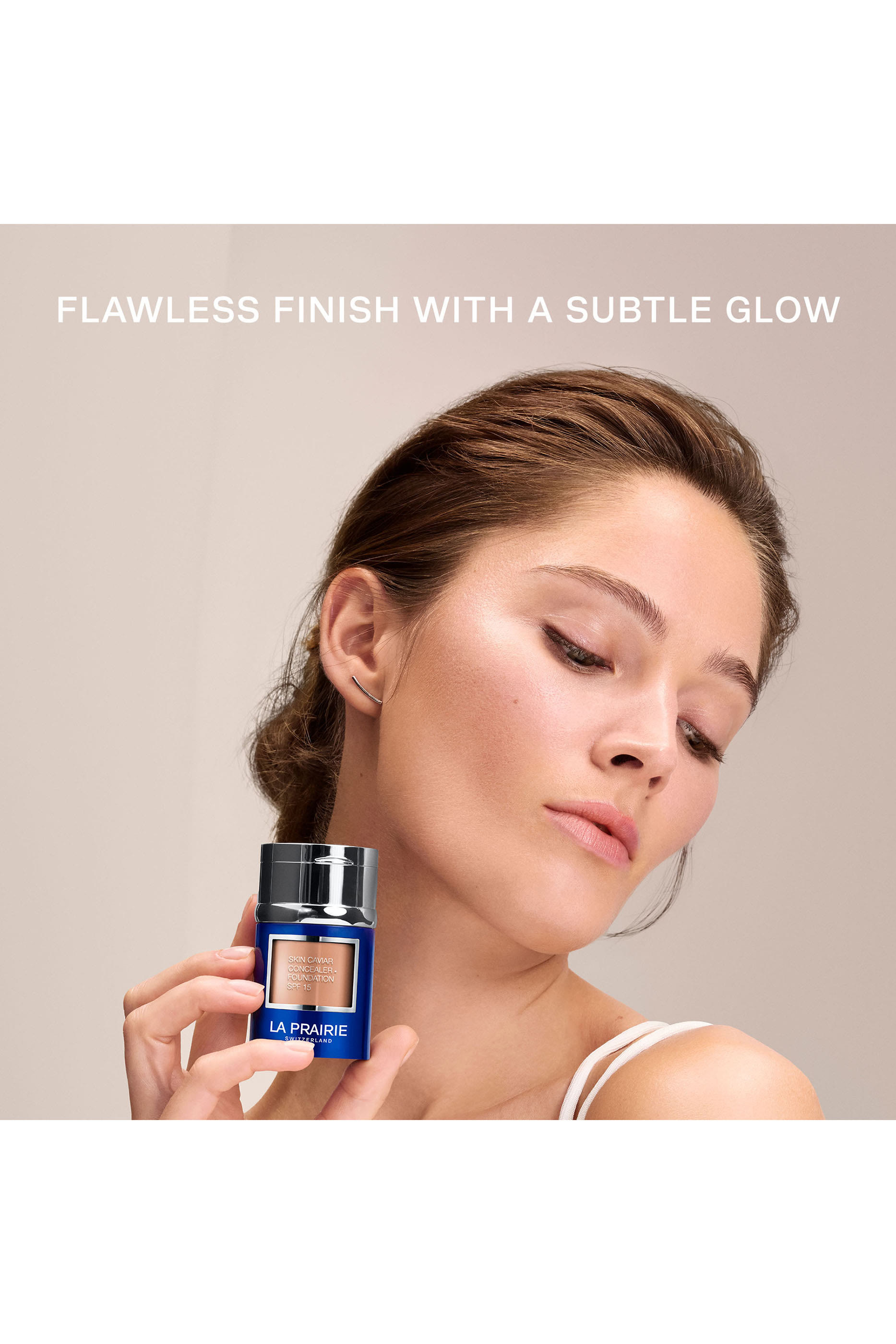 كريم أساس وخافي عيوب البشرة سكين كافيار كومبلكشن بعامل حماية  SPF 15