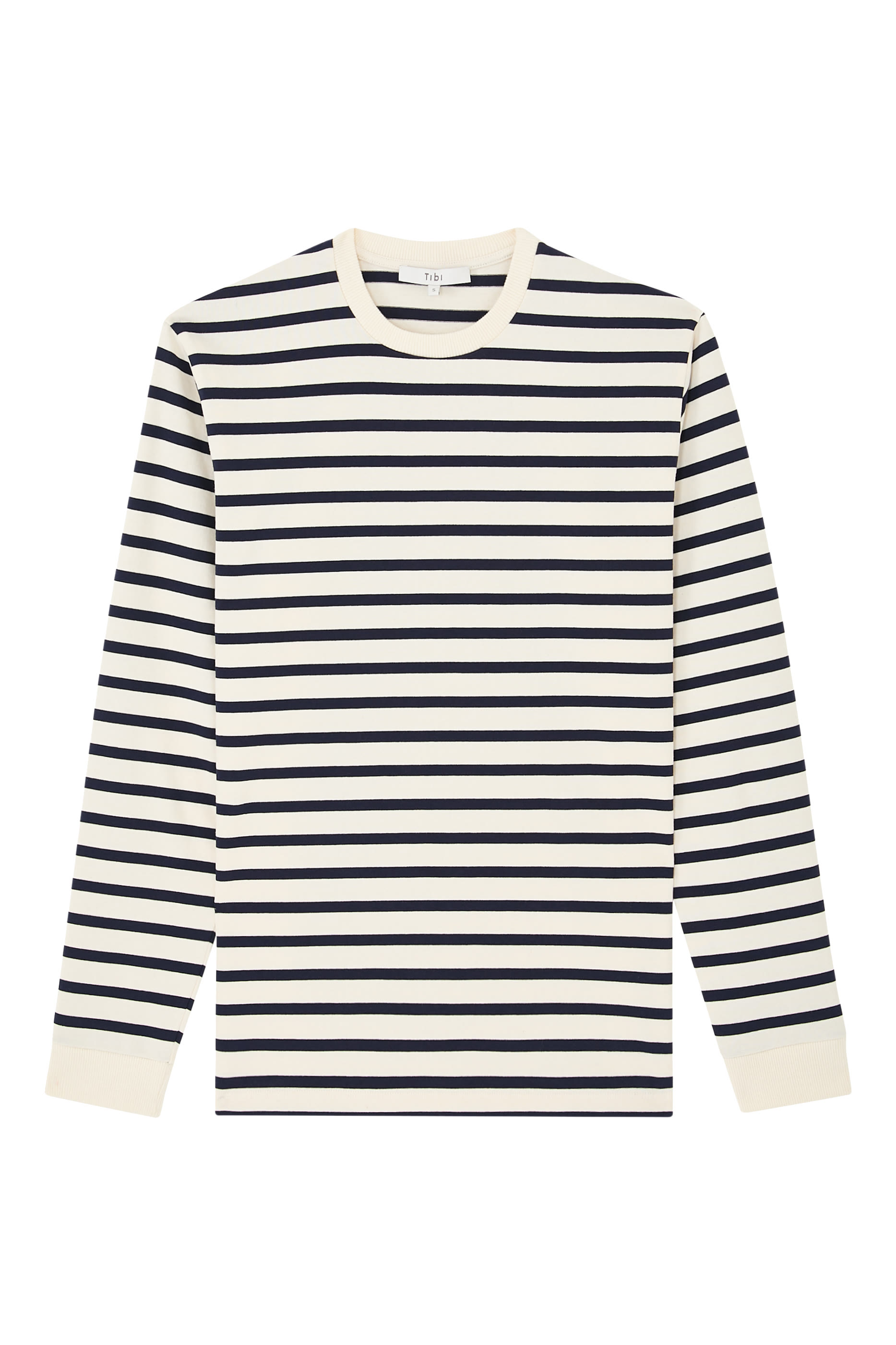 تيشيرت بيرفكت مخطط بأكمام طويلة