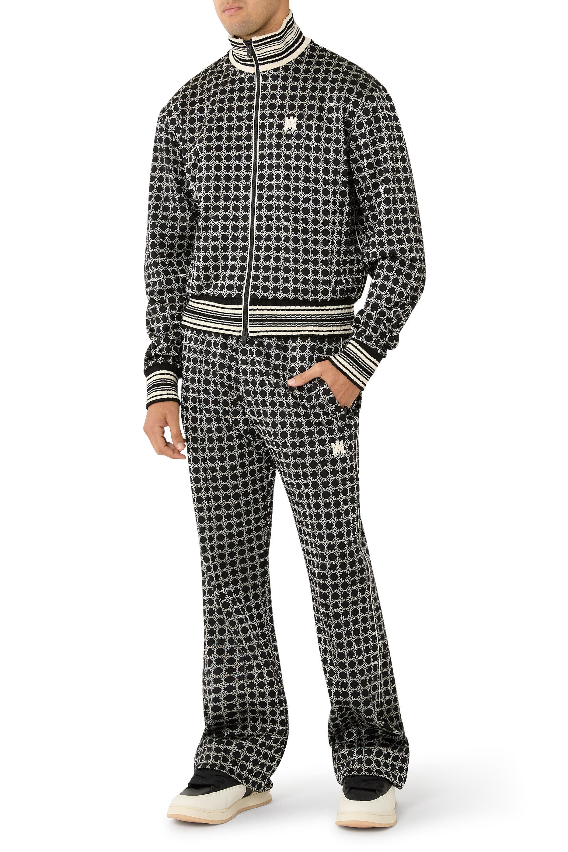 جاكيت رياضي كواد بحرفي شعار الماركة