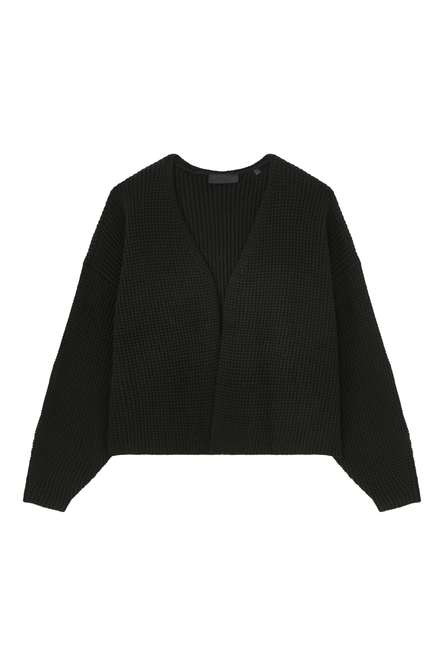 كارديغان نسيج متشابك ثقيل