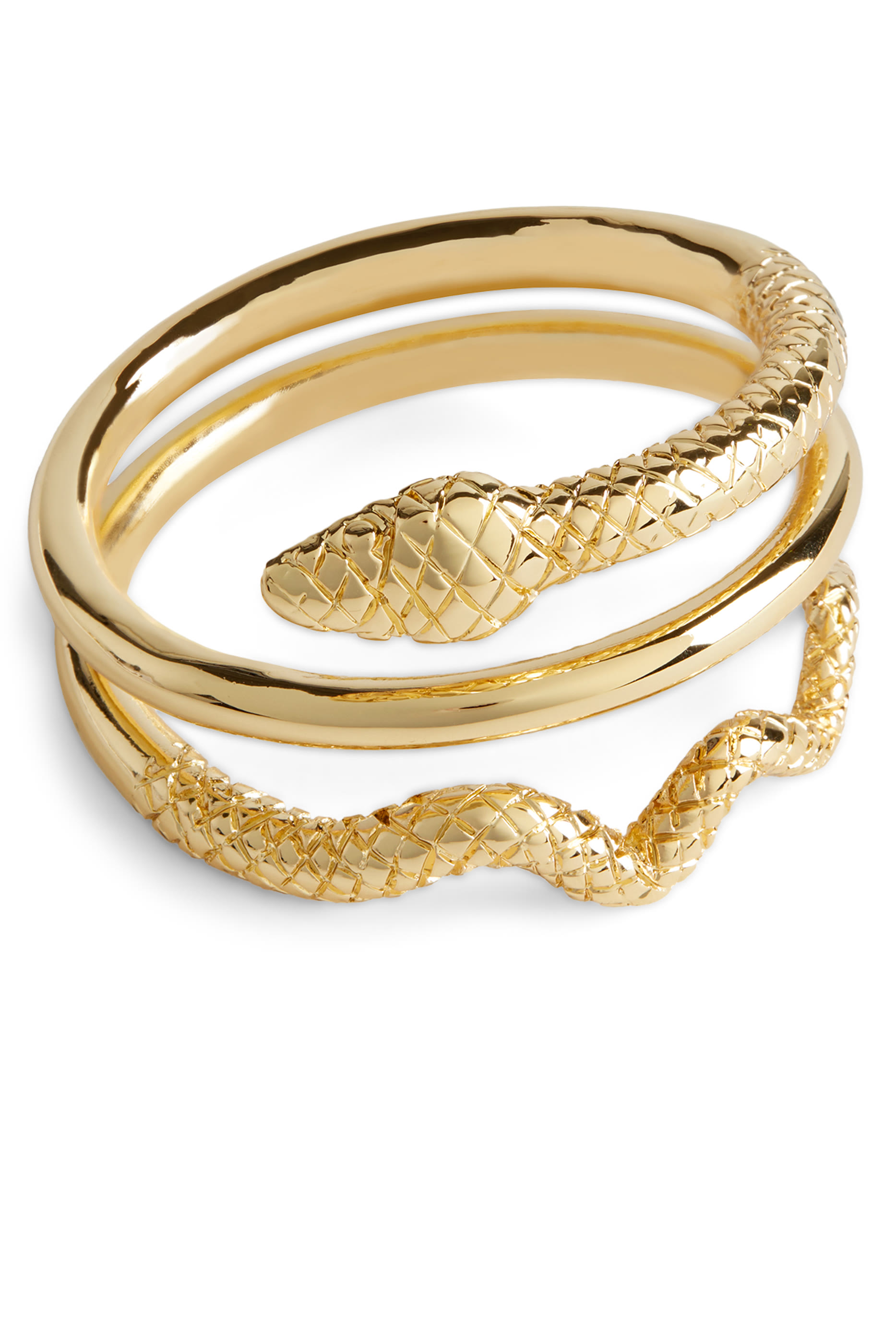 مجموعة حلقات مناديل بتصميم ثعبان، 4 قطع