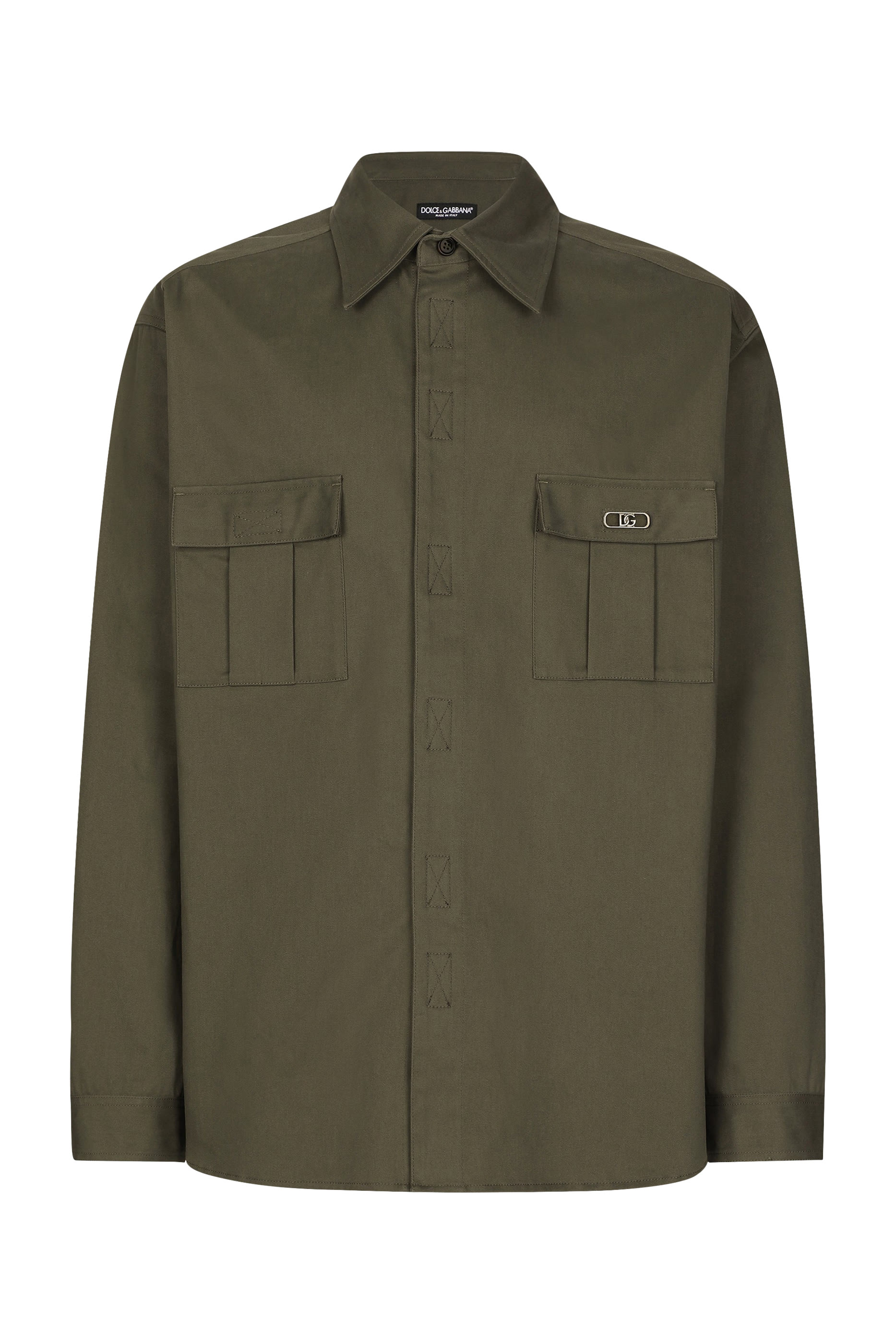 قميص قطن بجيوب