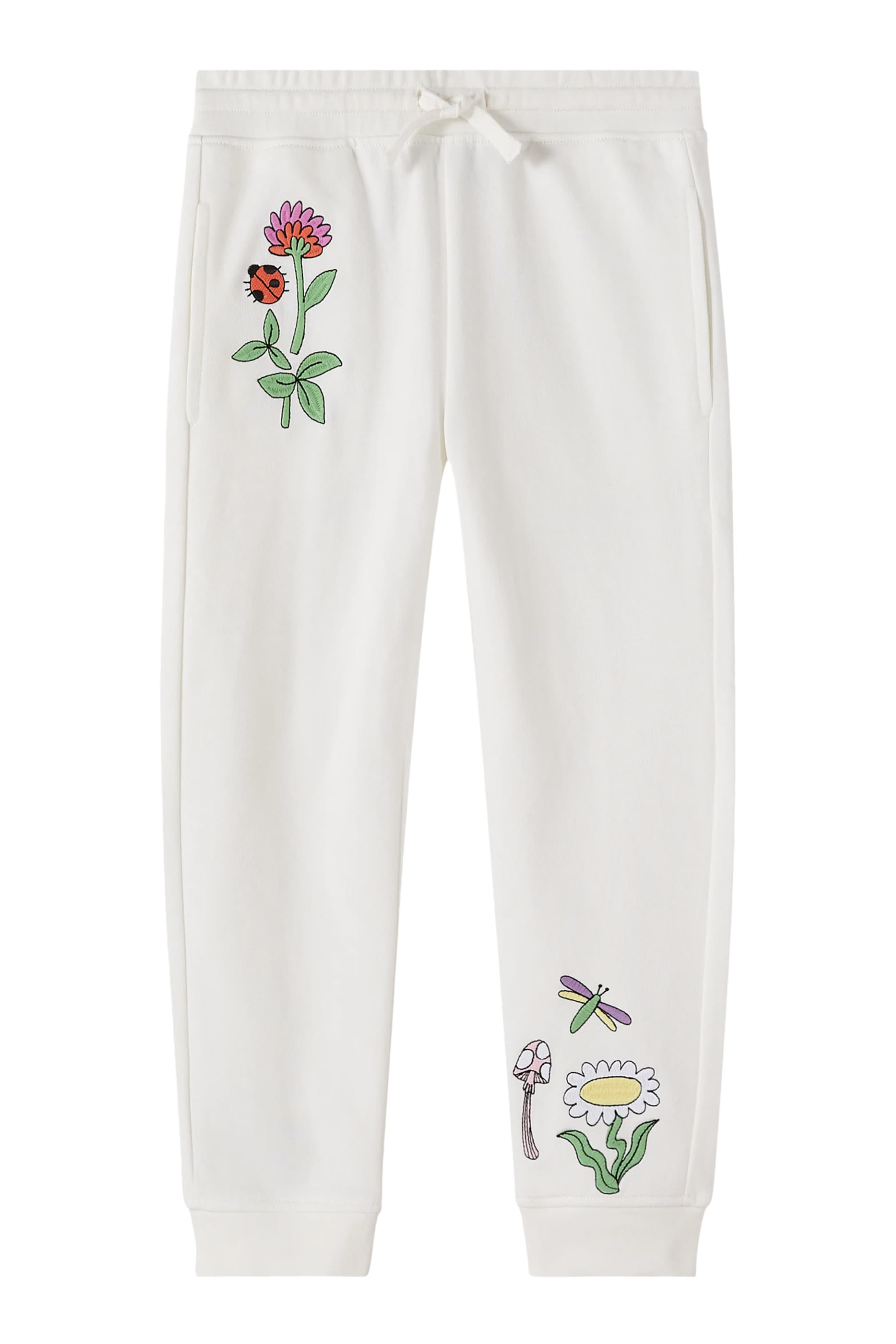 بنطال رياضي بنقشة زهور للأطفال