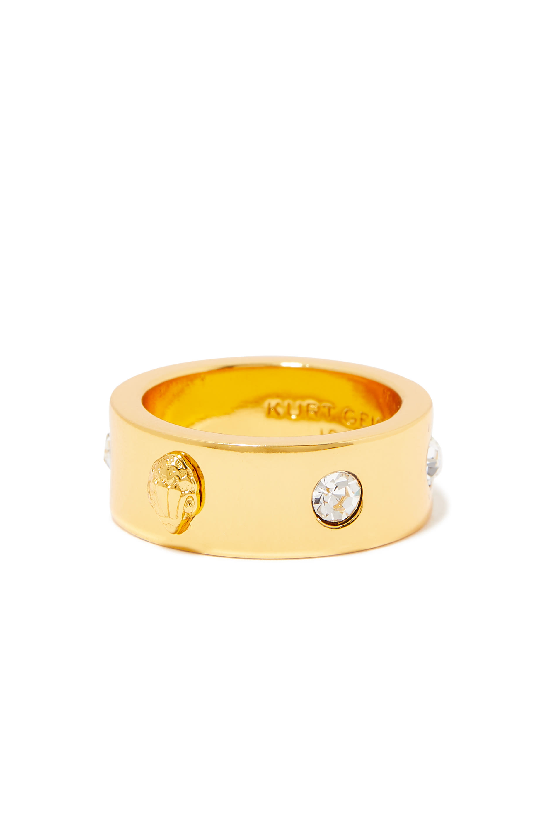 خاتم معدني بتصميم شعار الماركة