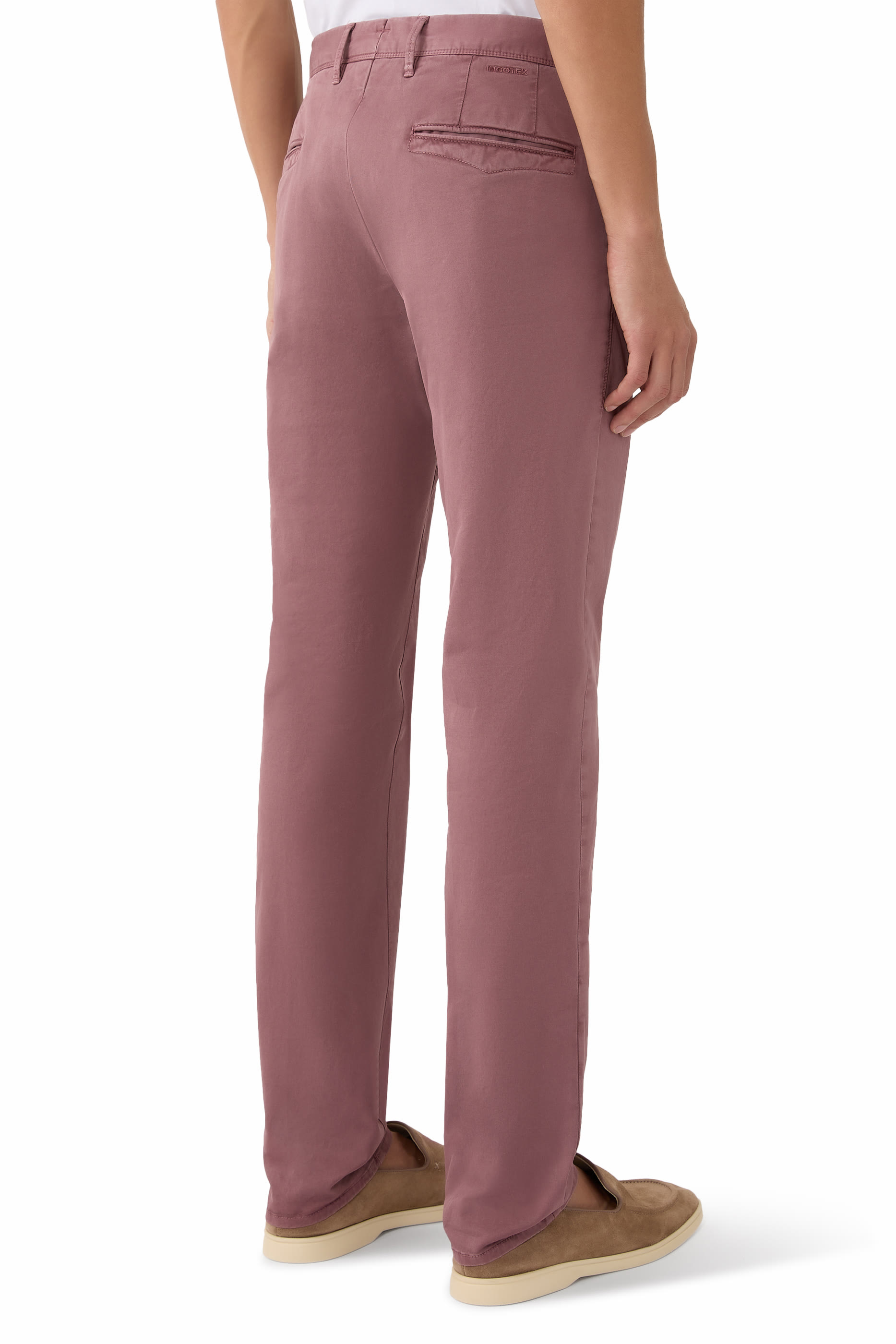 بنطال انكوتكس بقصة ضيقة غبردين مطاطي