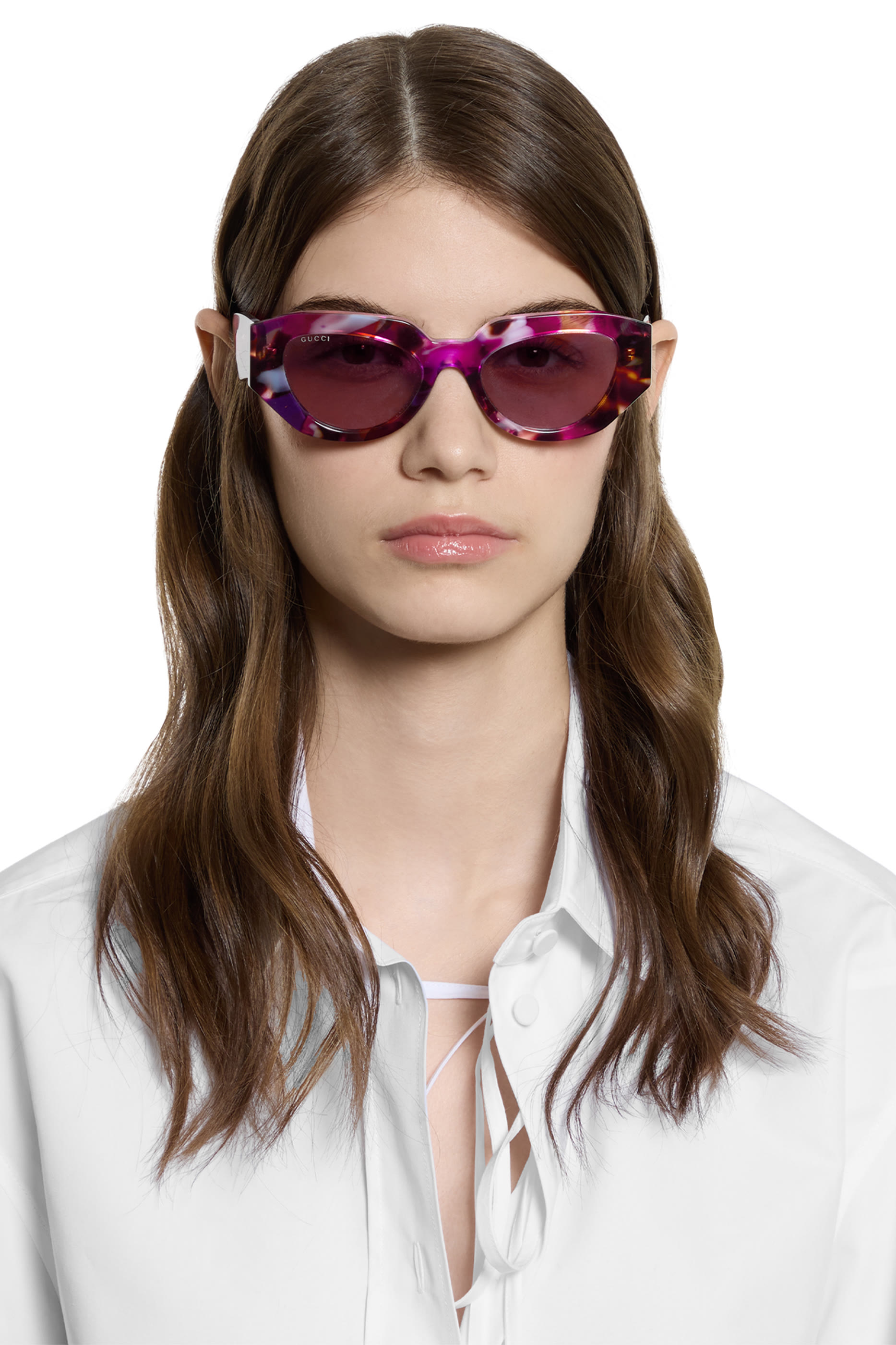 GG2007S Cat Eye Frame Sunglasses