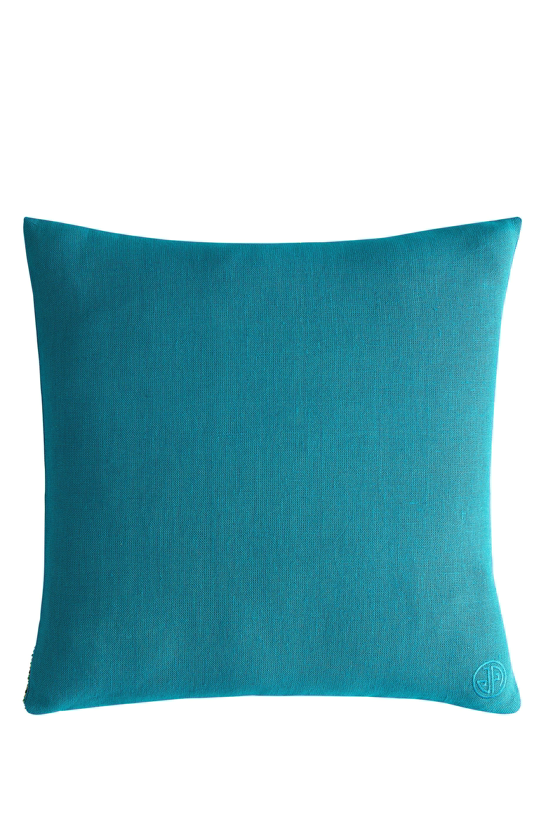 وسادة مرصعة بخرز بتصميم طاووس