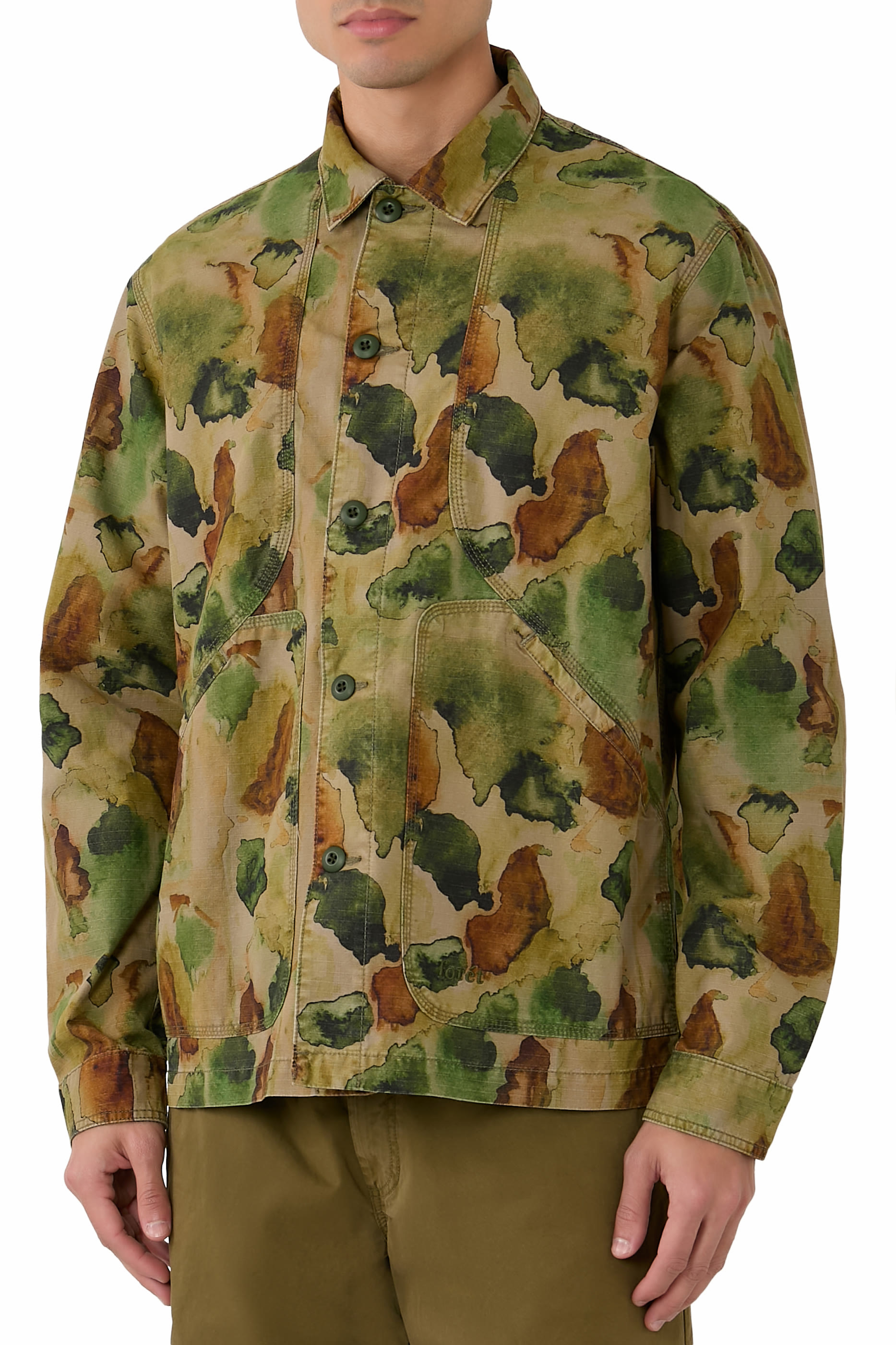 قميص بيري بنمط جاكيت قماش مقاوم للتمزق