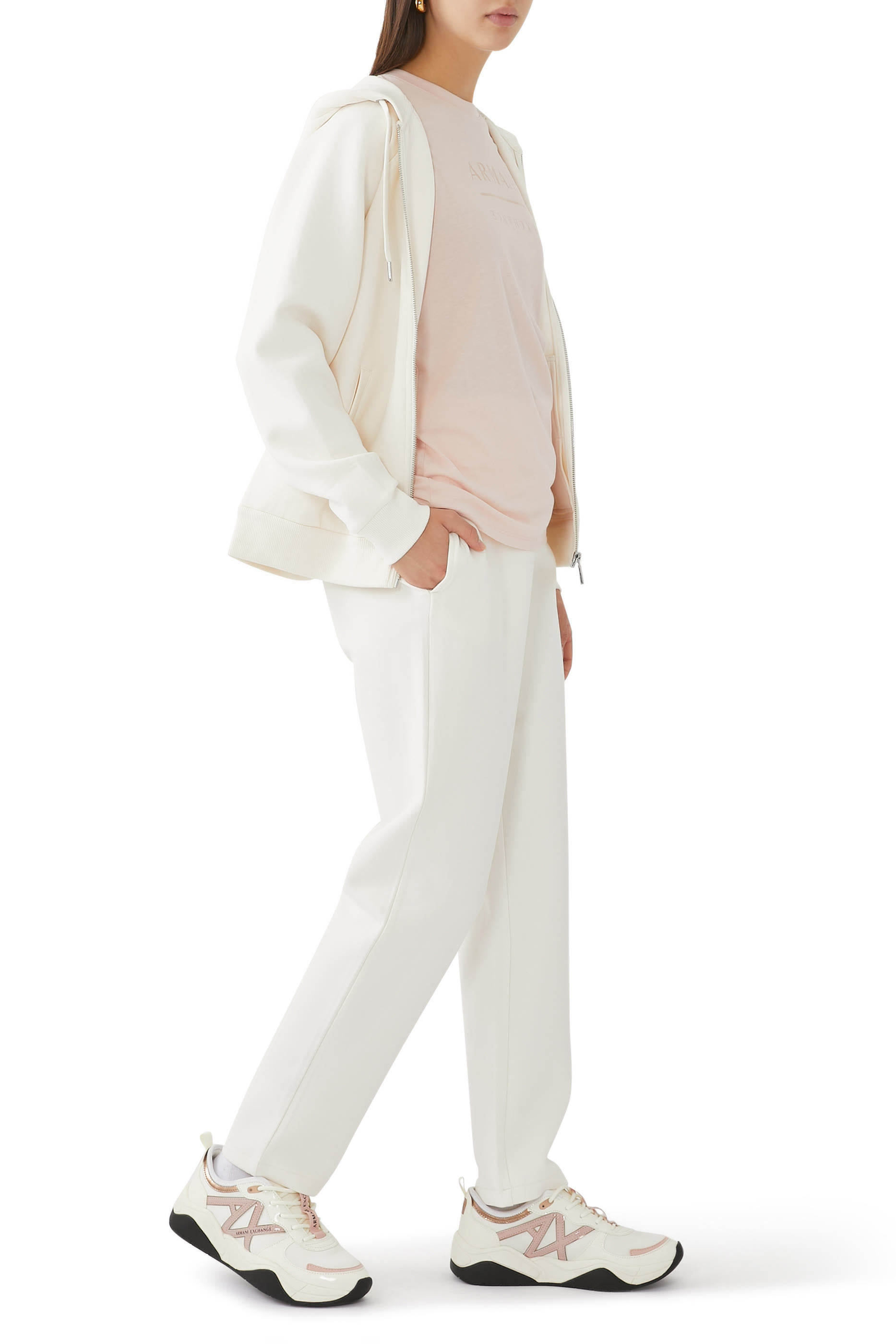 هودي بسحاب قماش مطاطي