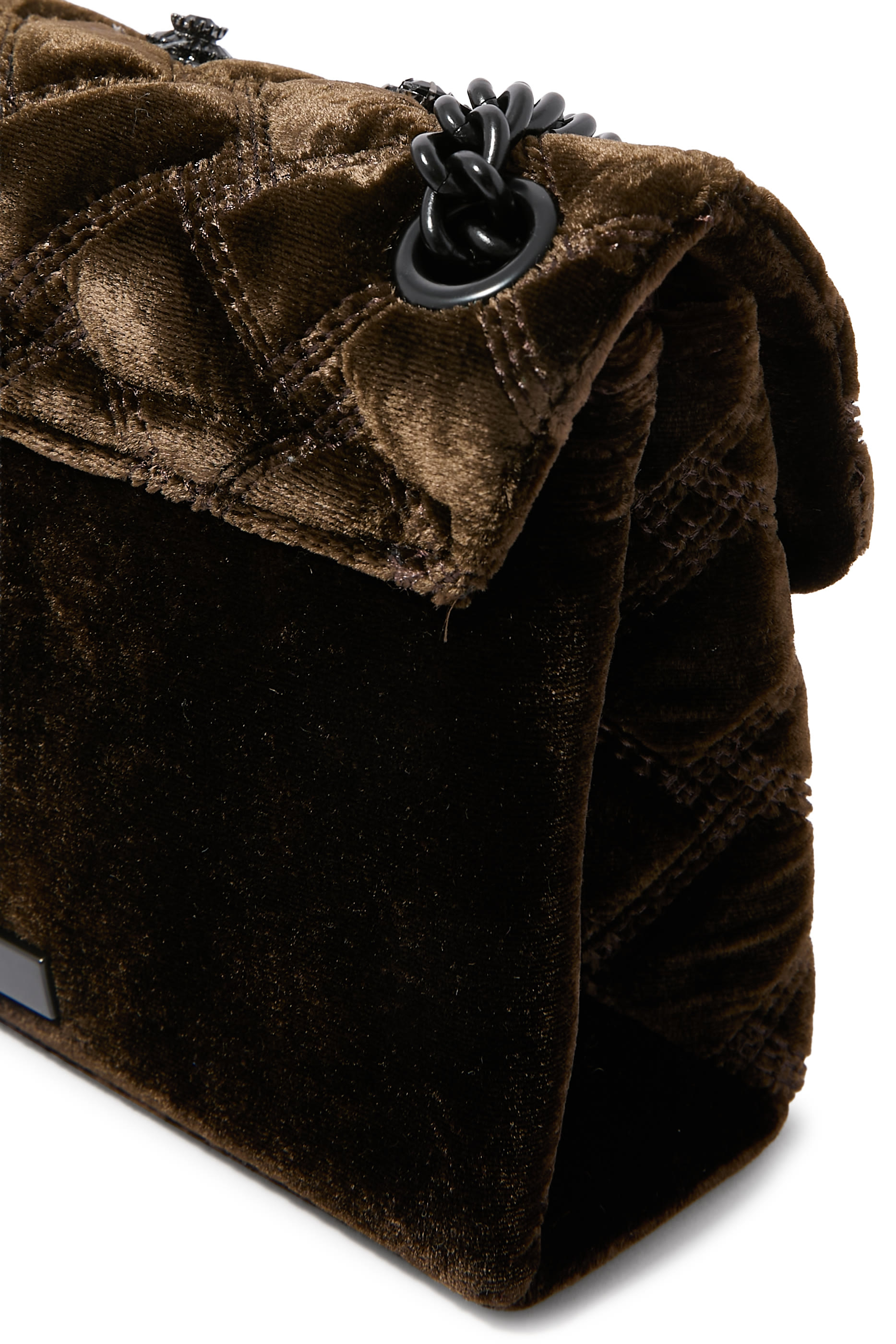 حقيبة كنسنغتون صغيرة قماش مخملي