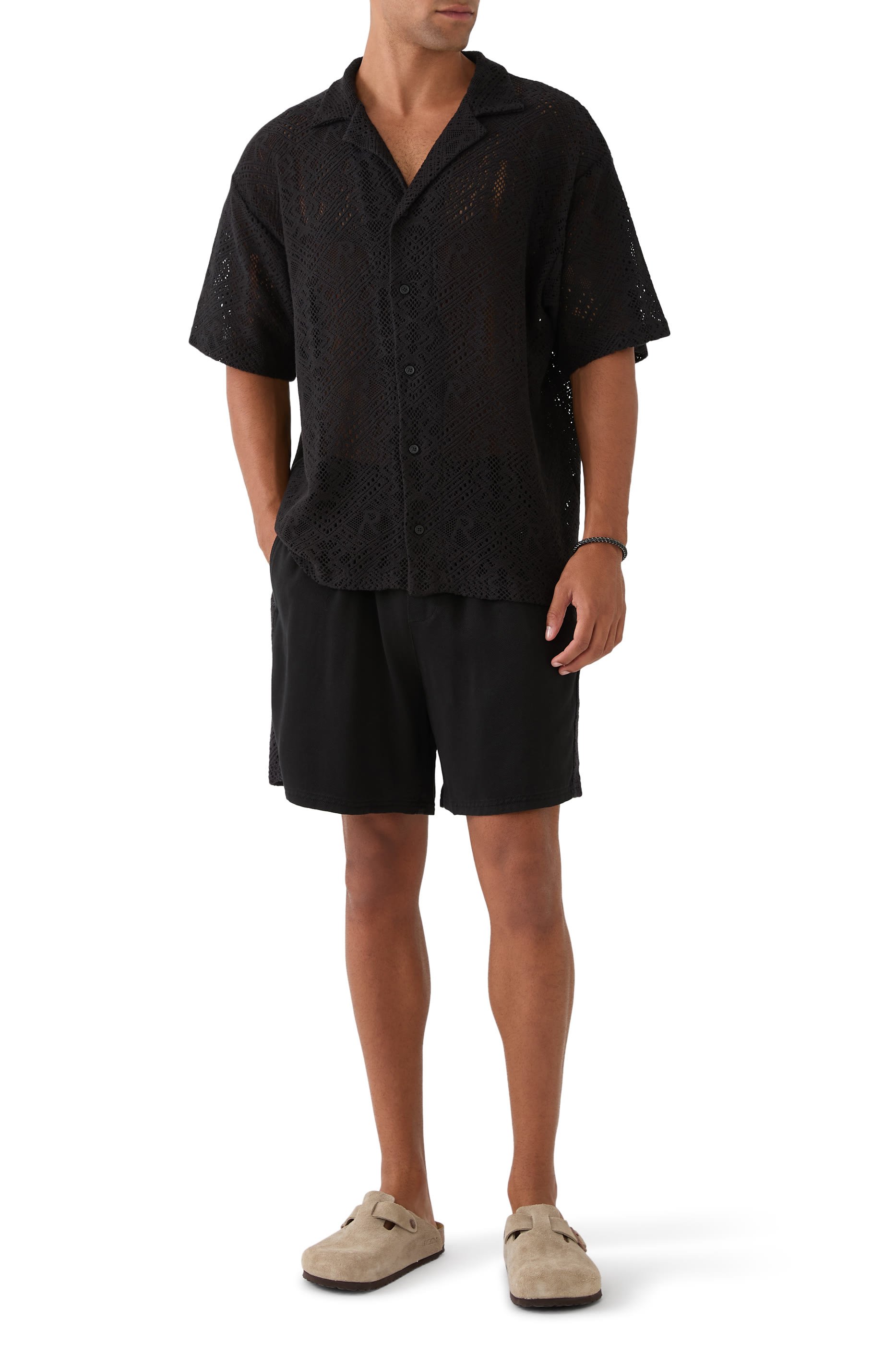 قميص كروشيه بالكامل