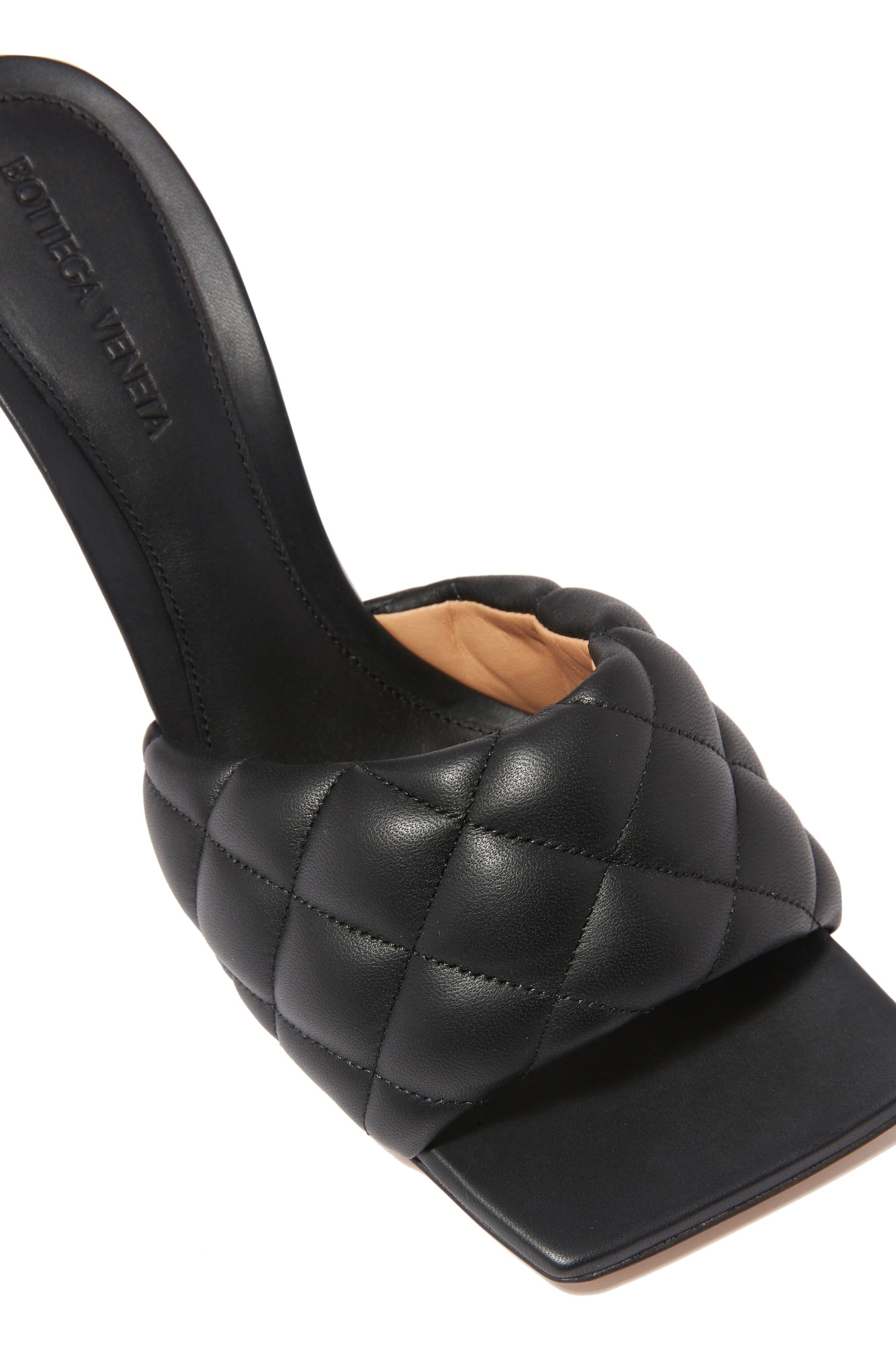 Quilted Leather Mules