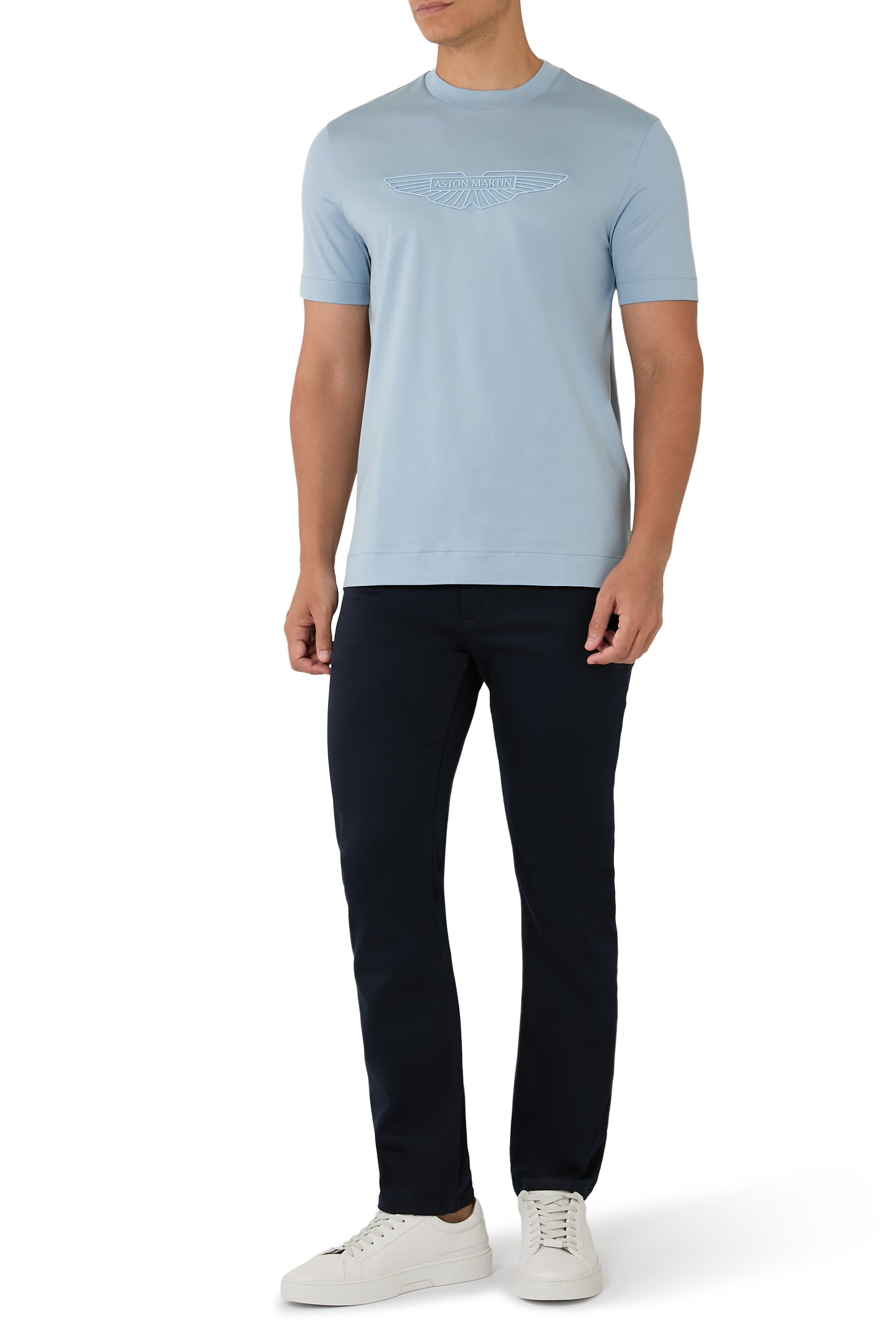 بنطال جينز ديلاوير بوس x أستون مارتن بقصة ضيقة