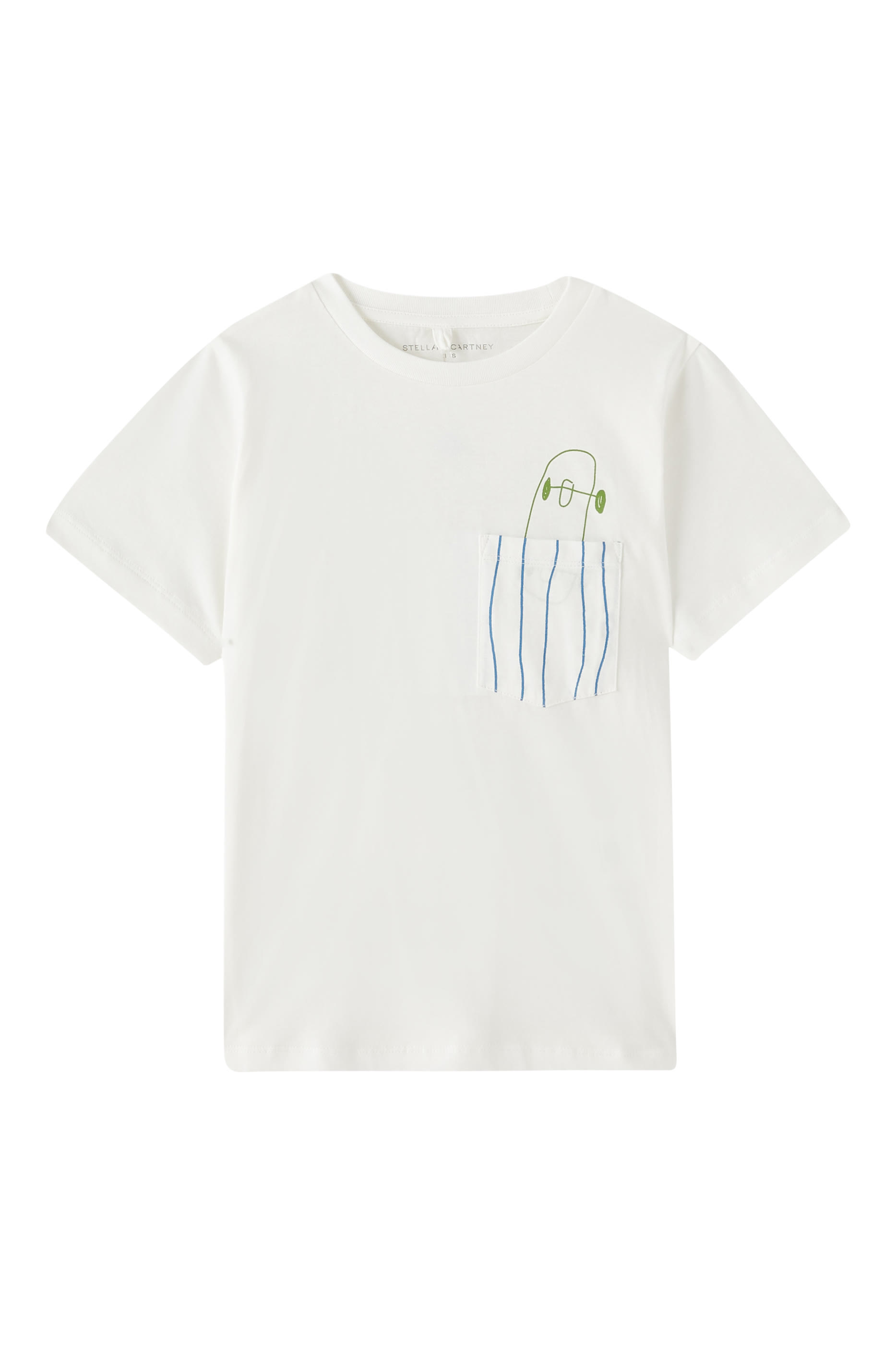 تيشيرت بطبعة لوحة تزلج كلاسكيية للأطفال