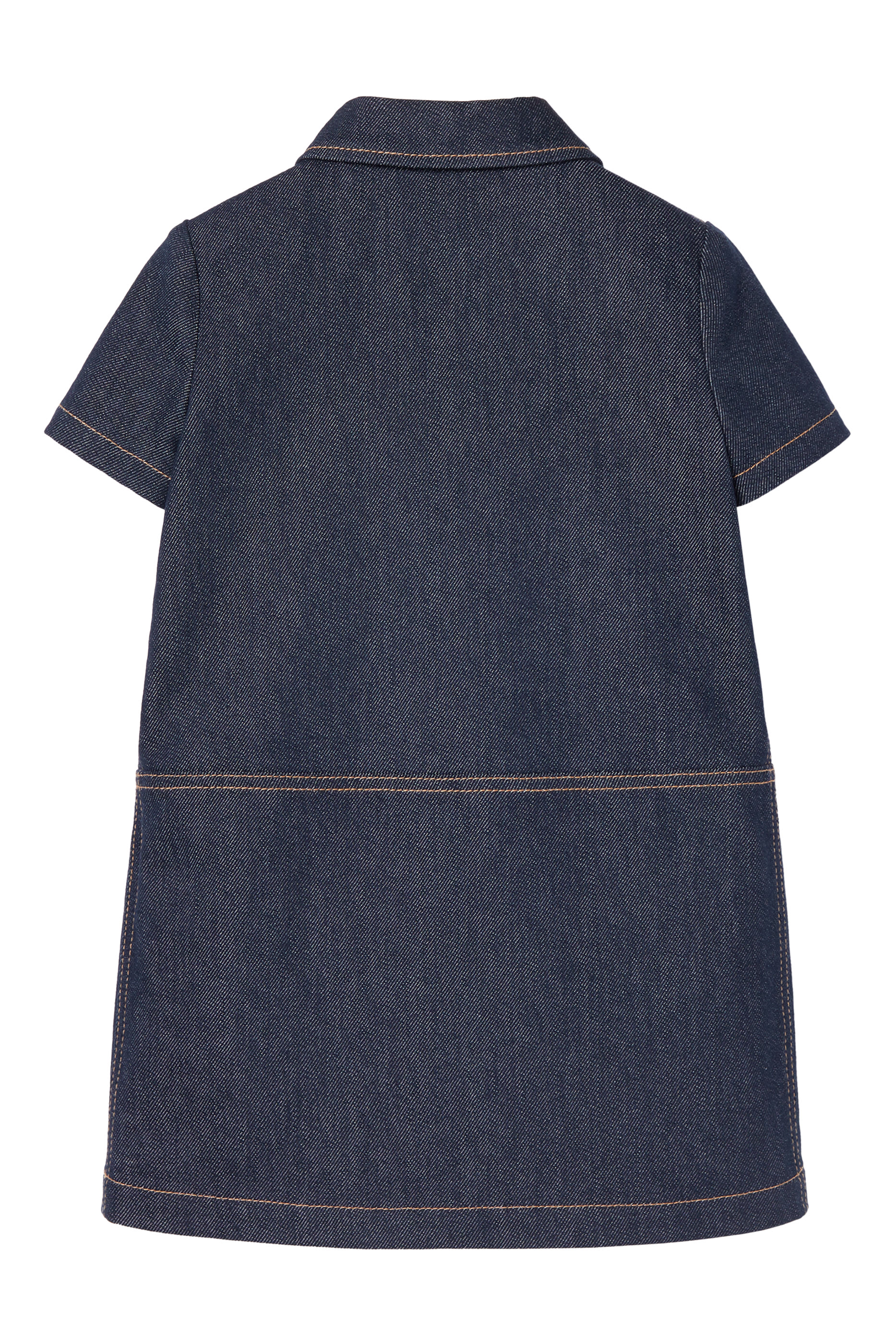 Kids Denim Dress with Horsebit