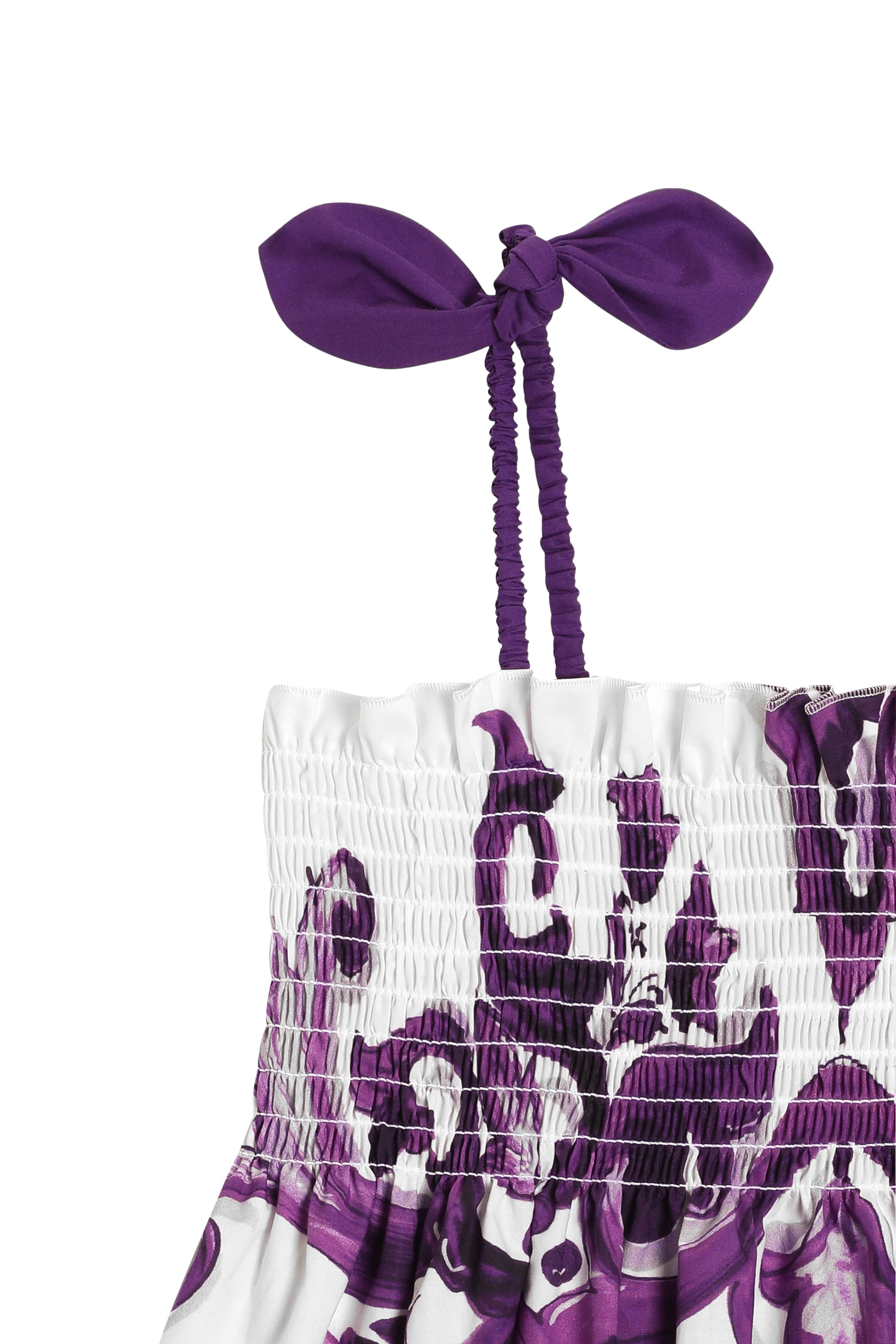 فستان صيفي بنقشة مايوليكا بوبلين للأطفال