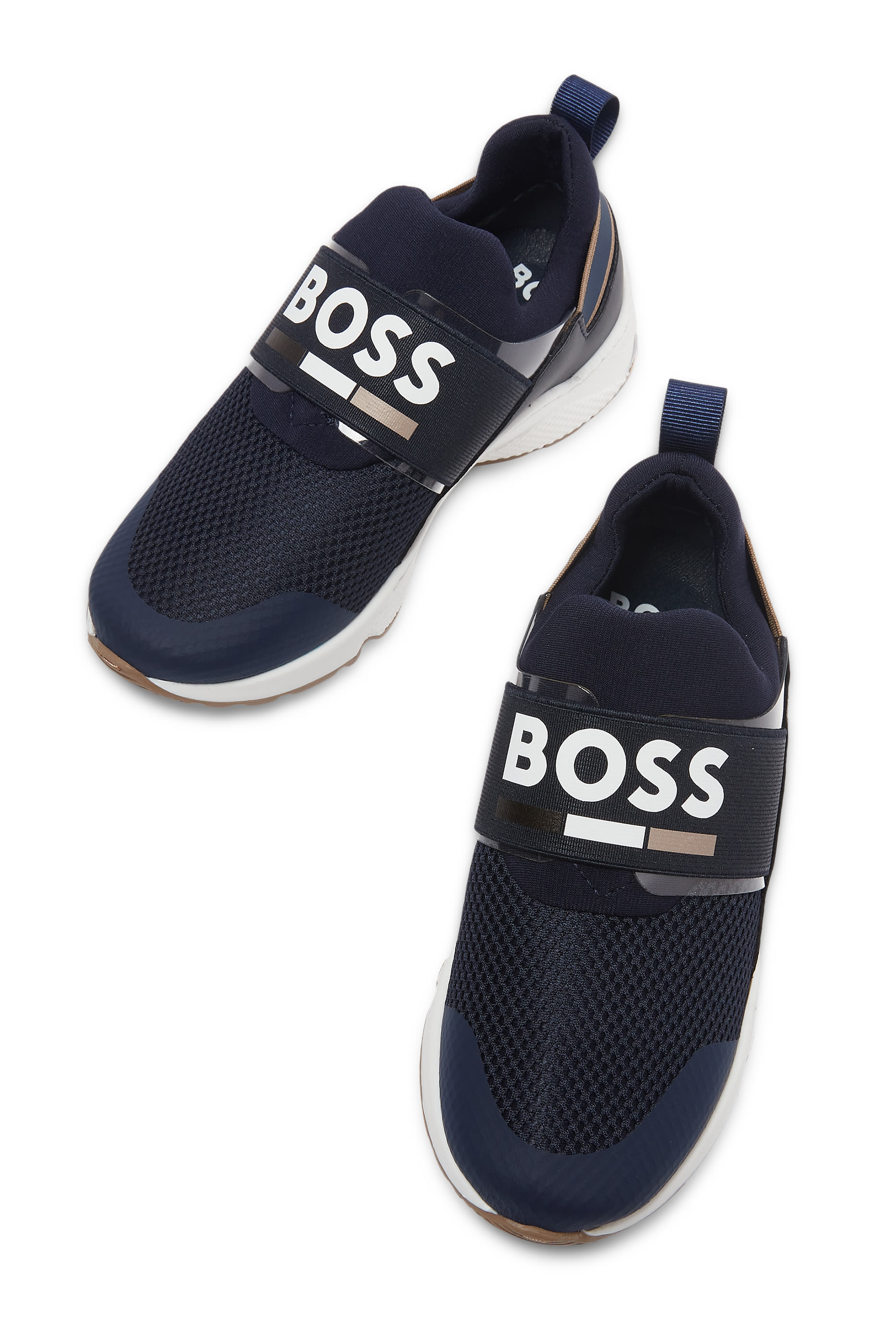 سنيكرز سهل الإرتداء بشعار الماركة للأطفال