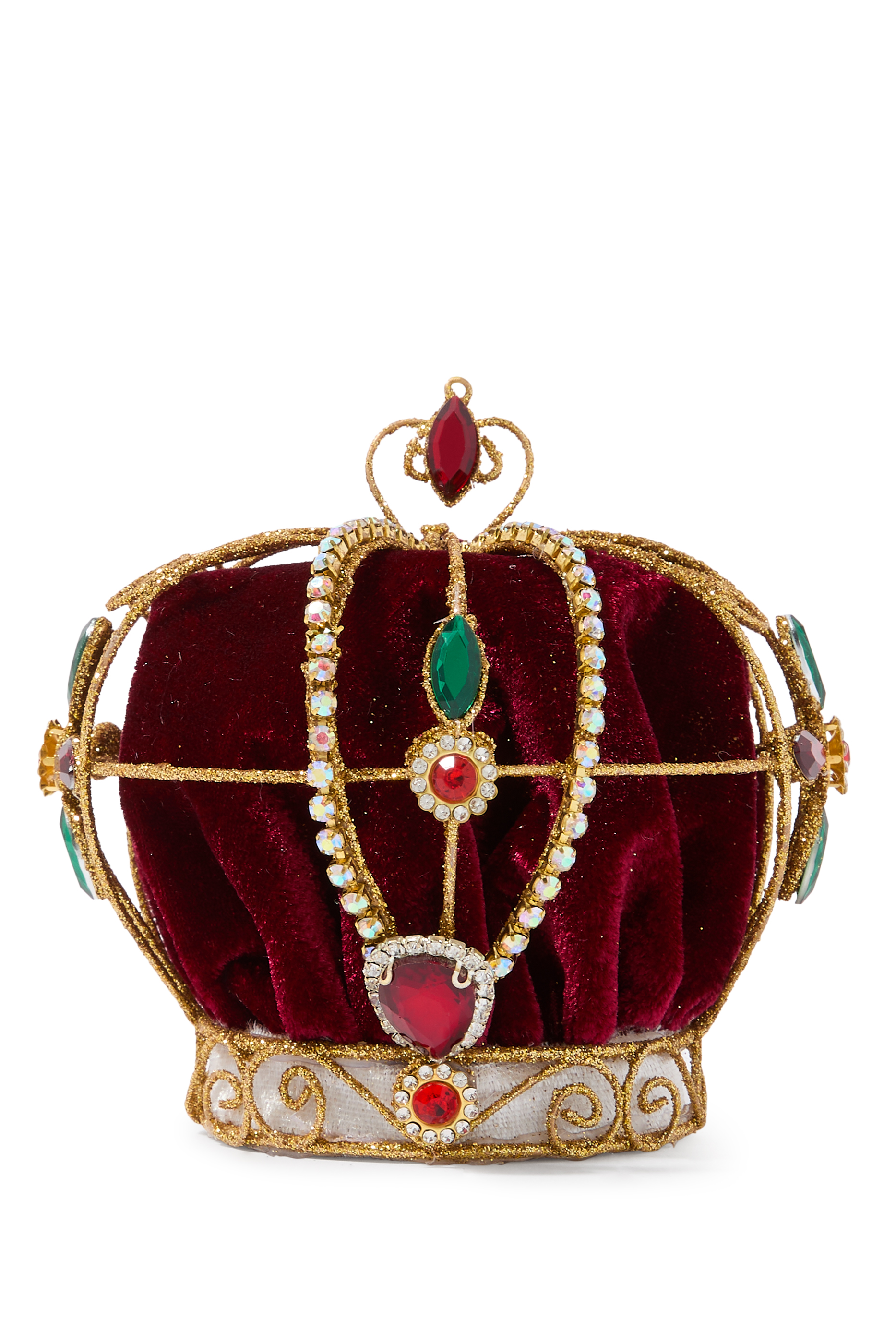 Velvet Jewel Crown Ornament