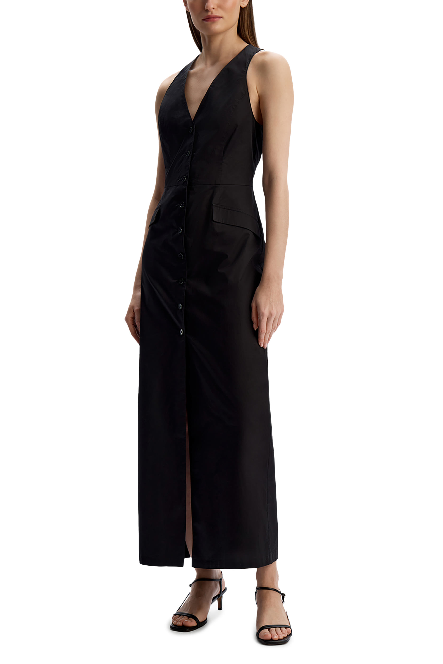 فستان طويل قطن