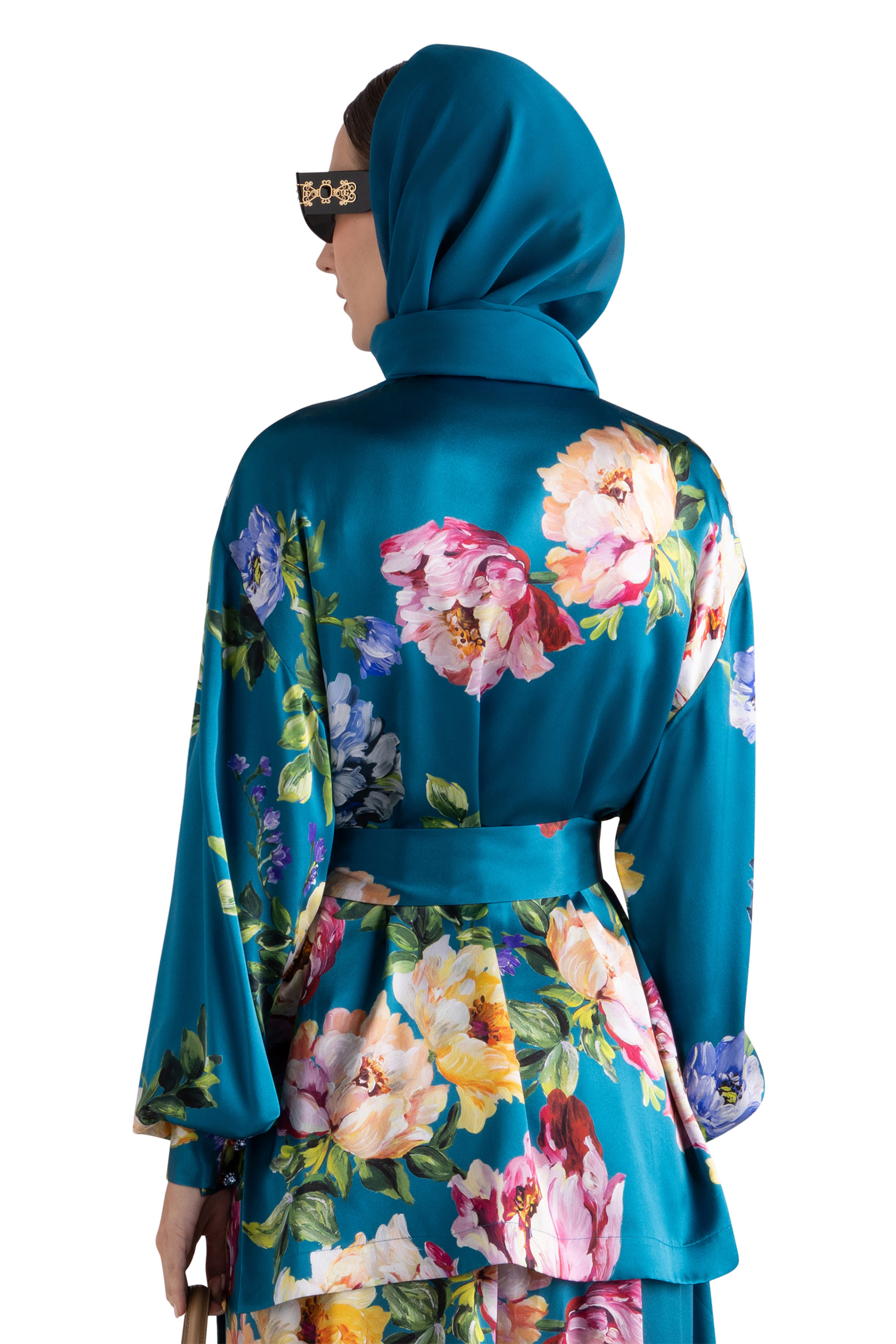 قميص بنقشة فاوانيا