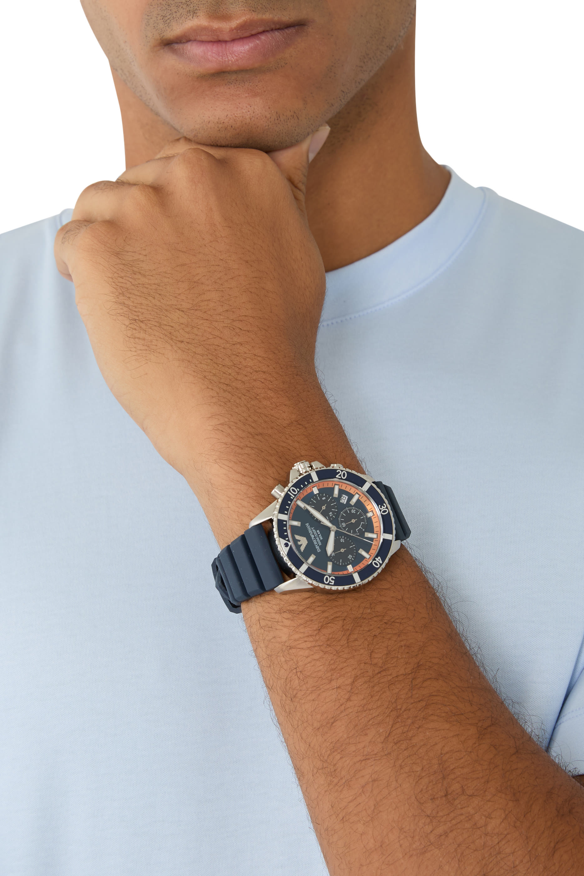 ساعة وورلد إكسبلورر كرونوغراف تعمل بالطاقة الشمسية سيليكون