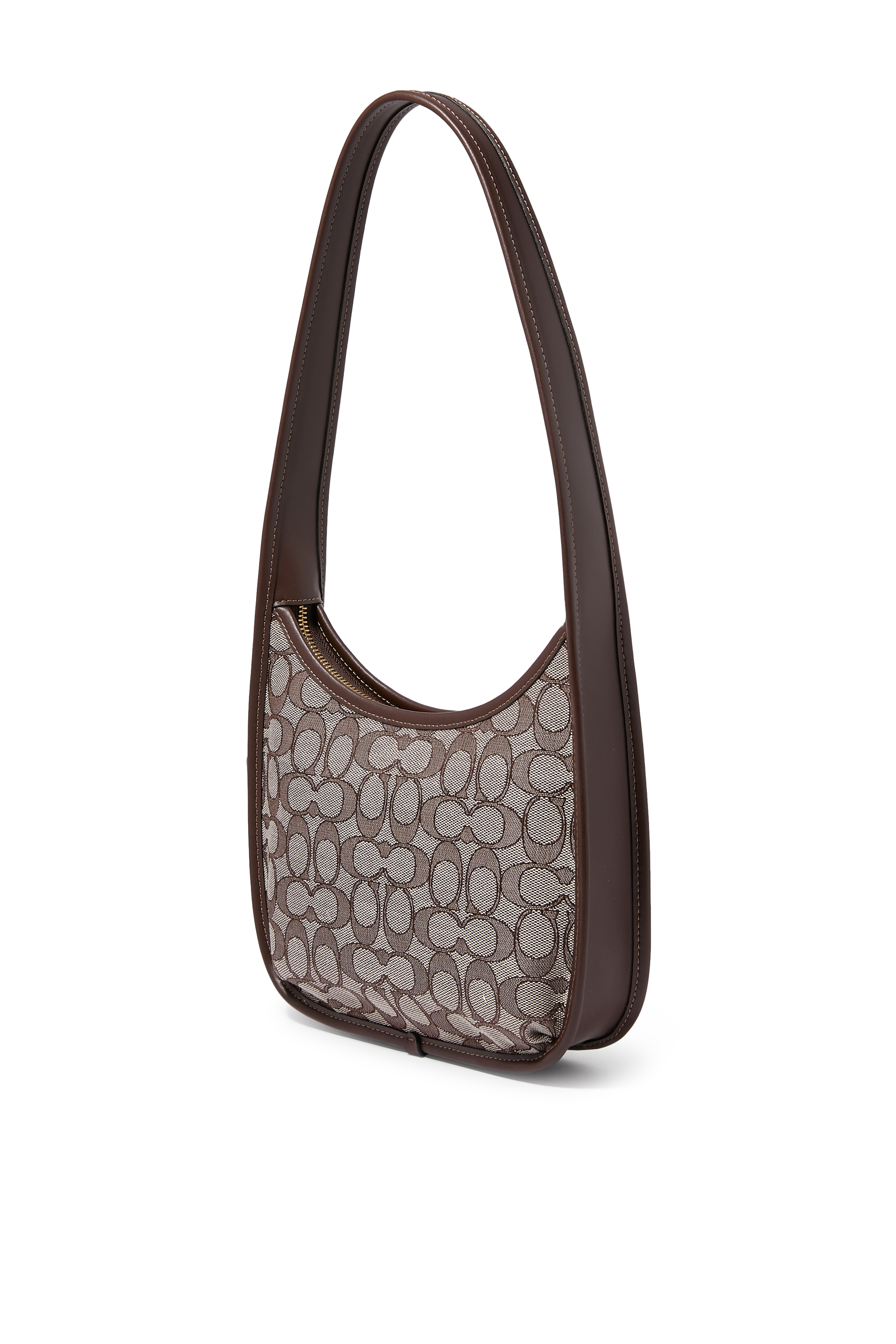 حقيبة بتصميم منحني بسحاب