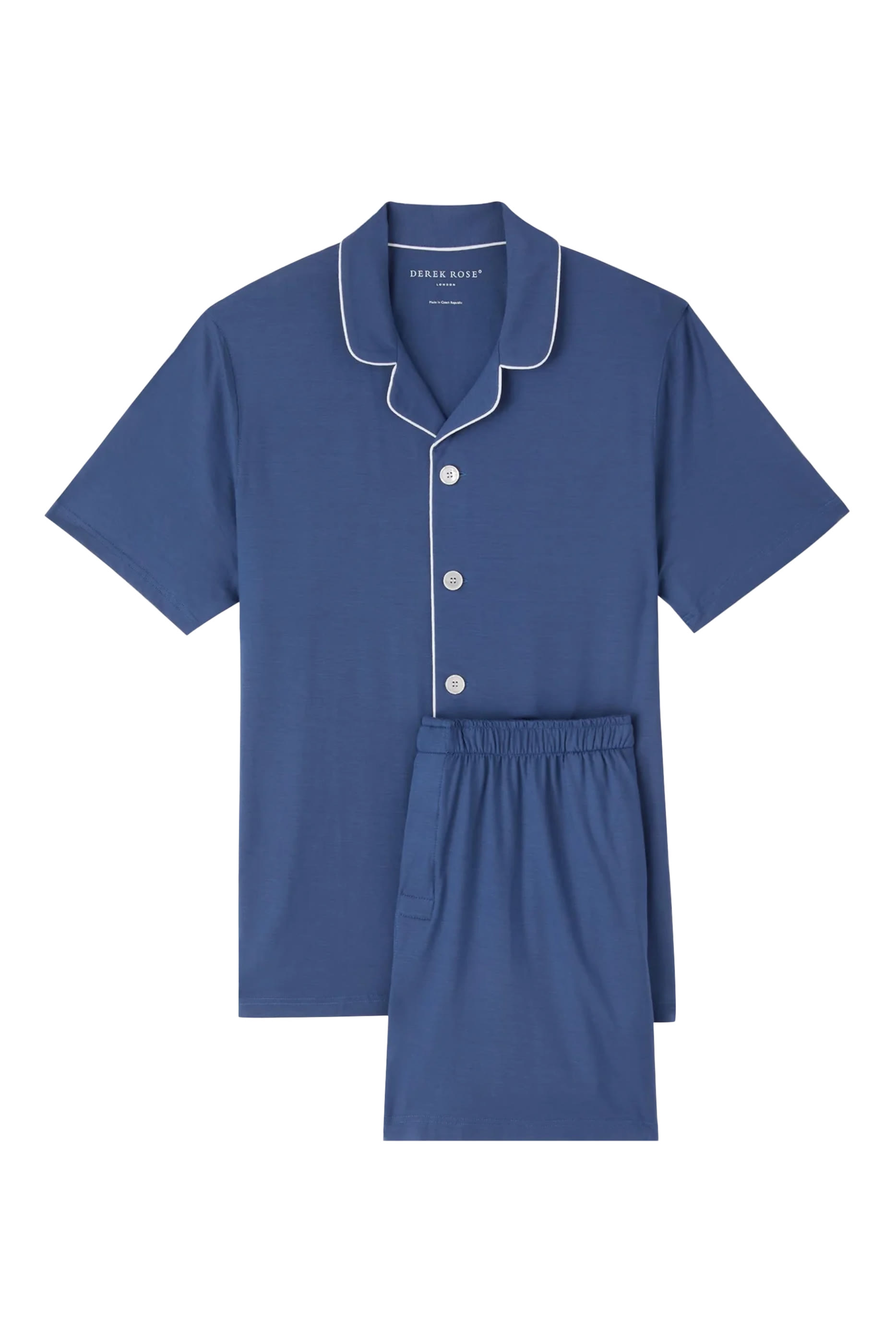 طقم بيجامة شورت مودال مايكرو مطاطي