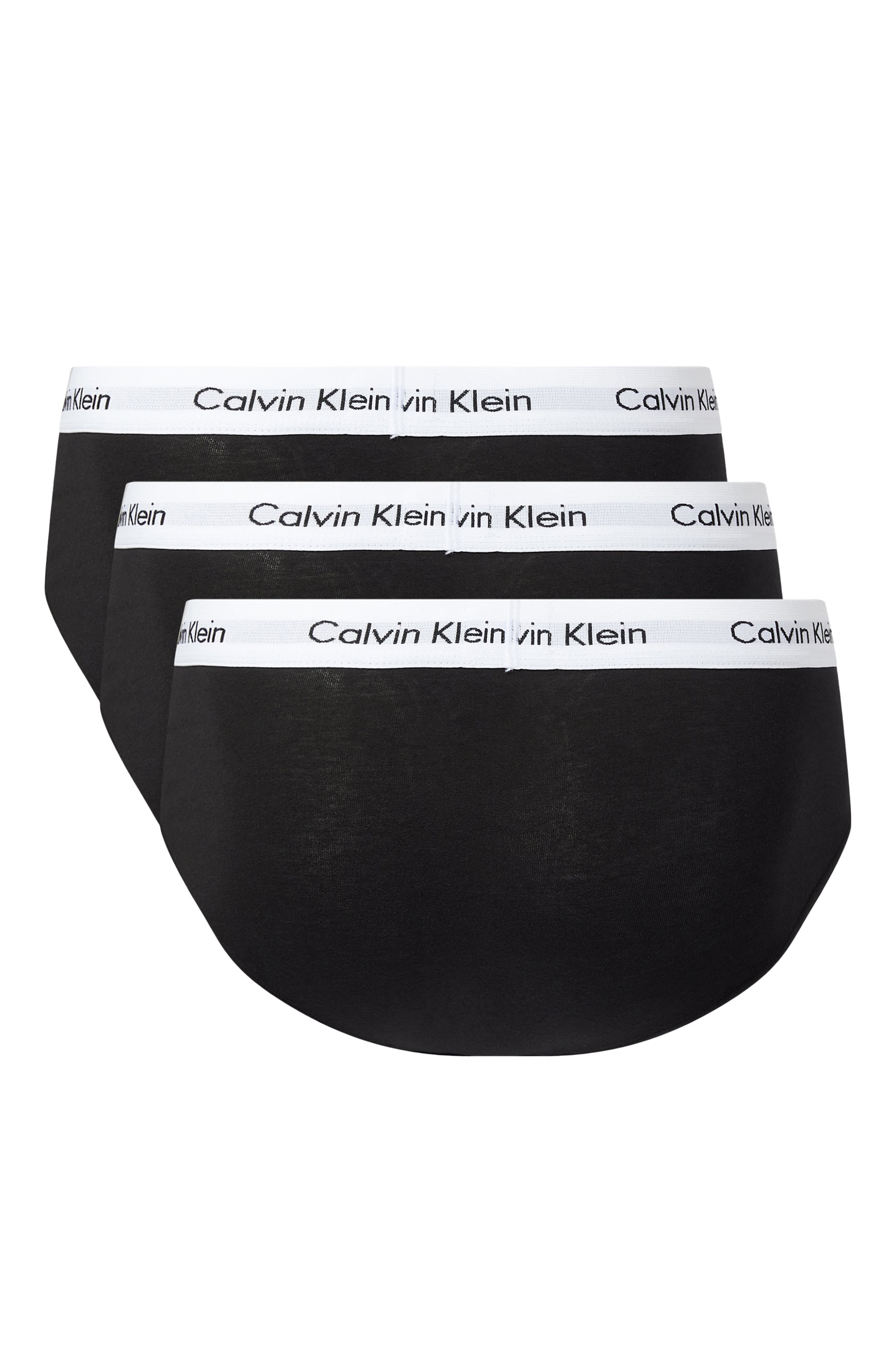 طقم سروال داخلي قطن مطاطي، 3 قطع