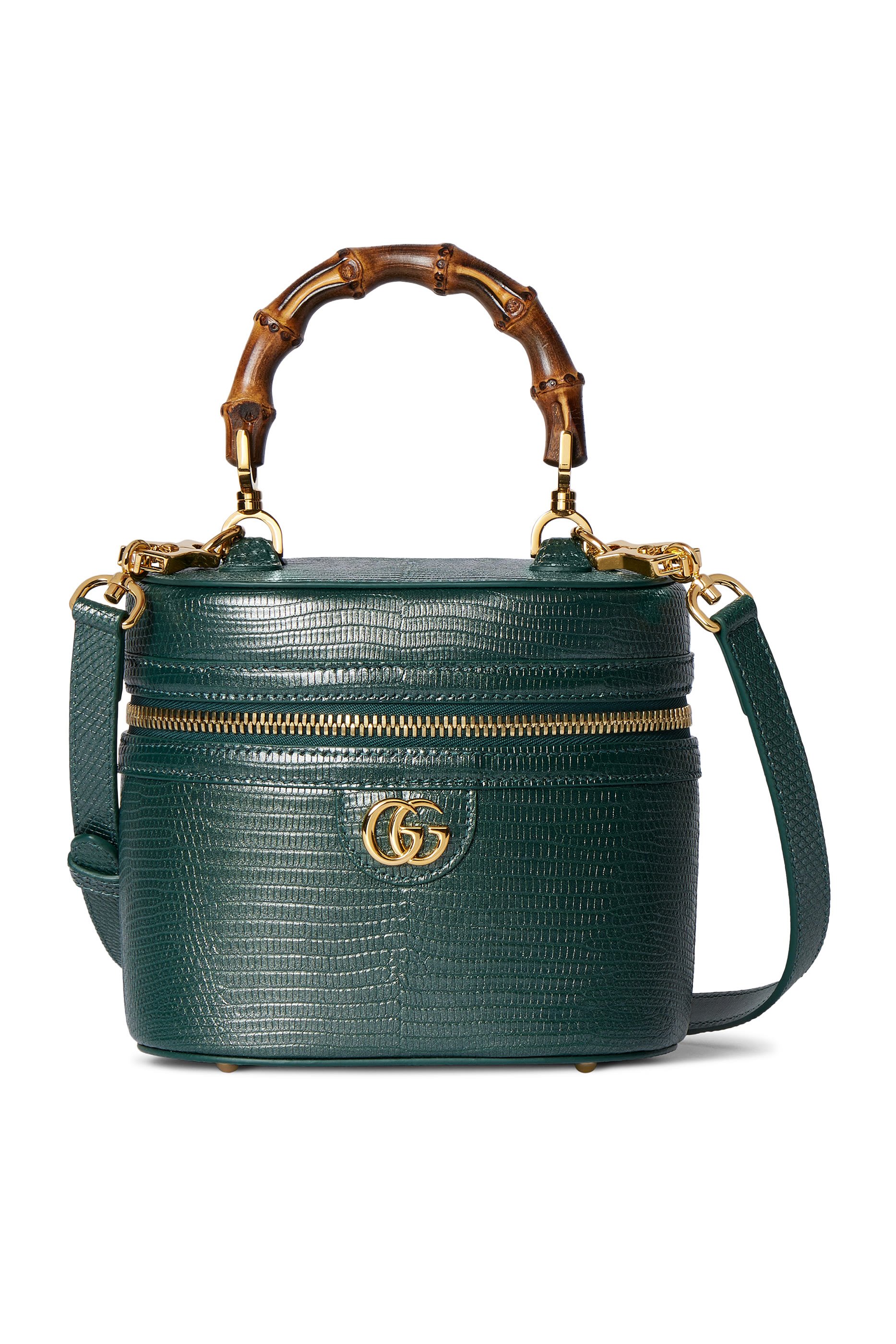 حقيبة مكياج صغيرة بيد بامبو