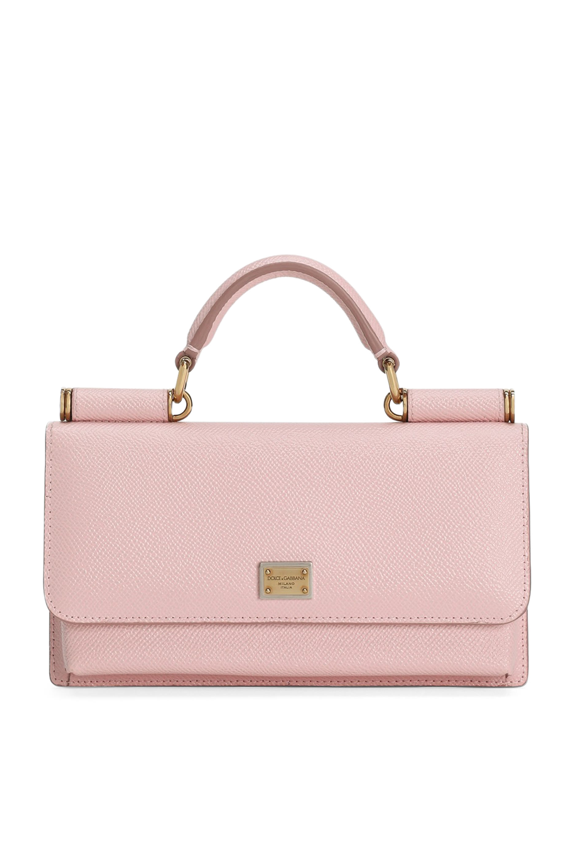 حقيبة صغيرة بطبعة جلد عجل دوفين