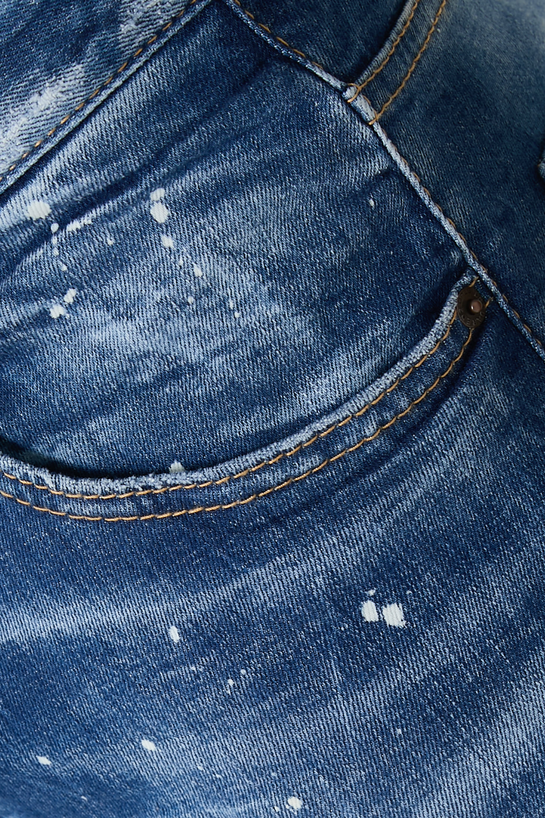 بنطال جينز سكاتر ميديوم سبوتس بلون باهت